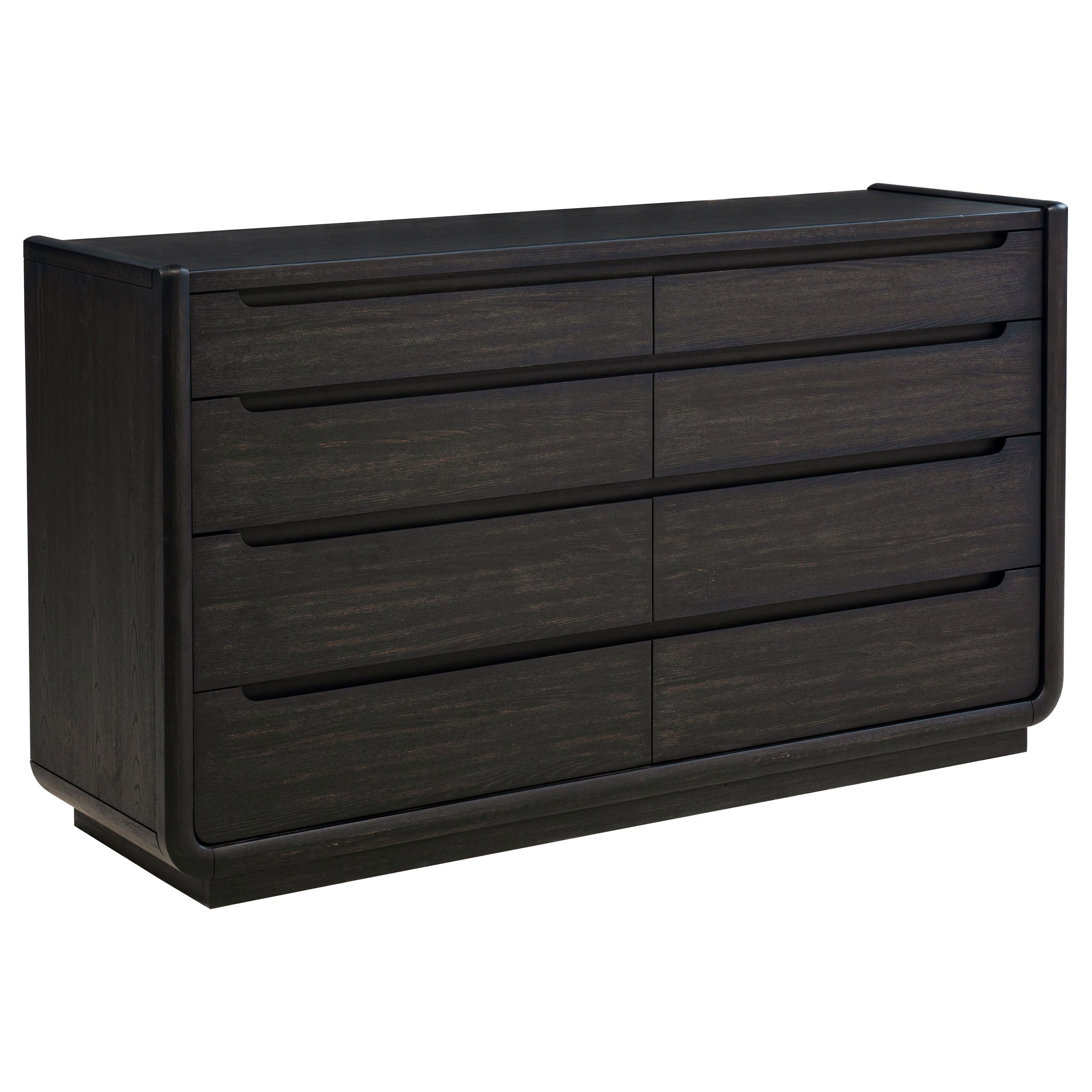 Leandro 8-drawer Bedroom Dresser Cabinet Burnished Black-