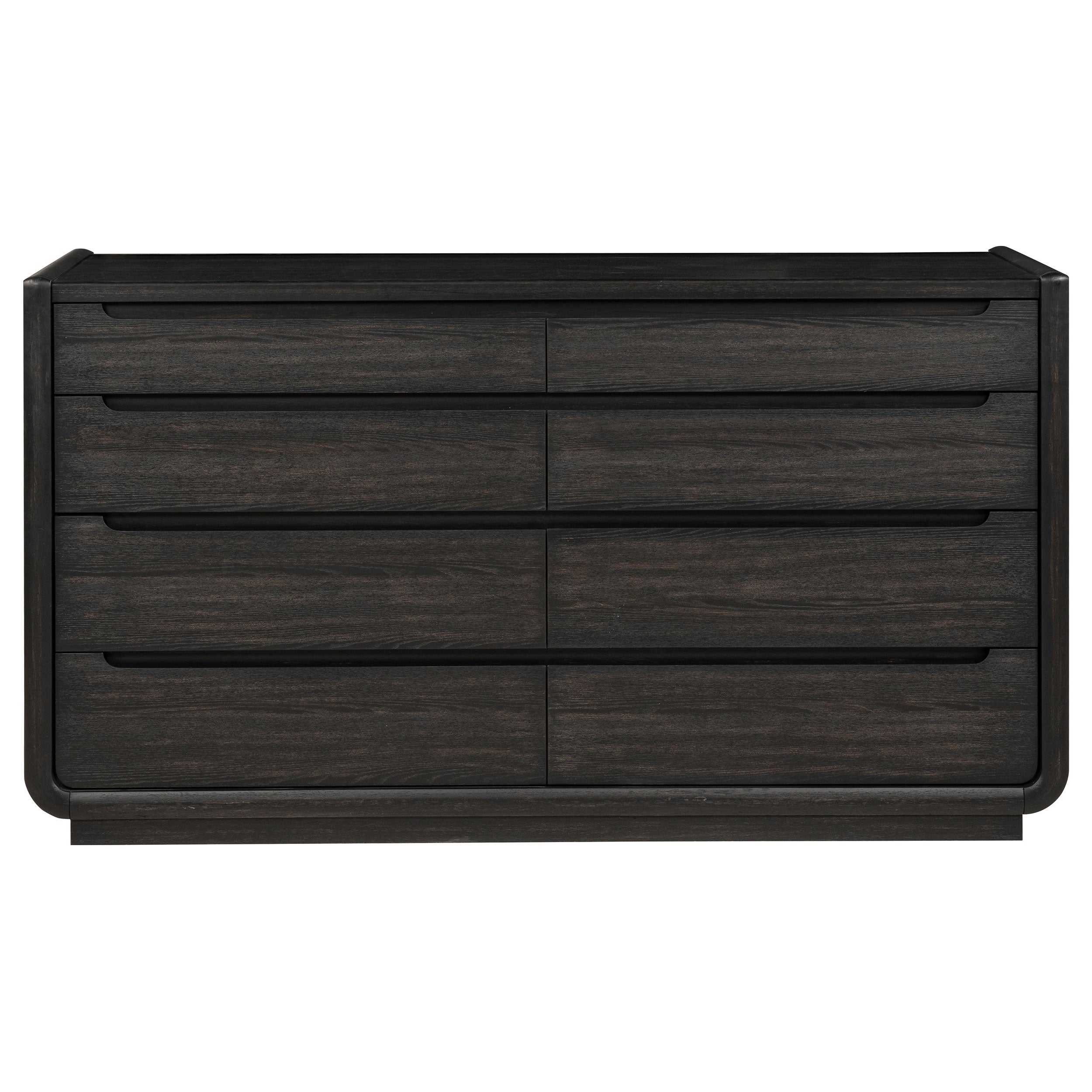 Leandro 8-drawer Bedroom Dresser Cabinet Burnished Black-