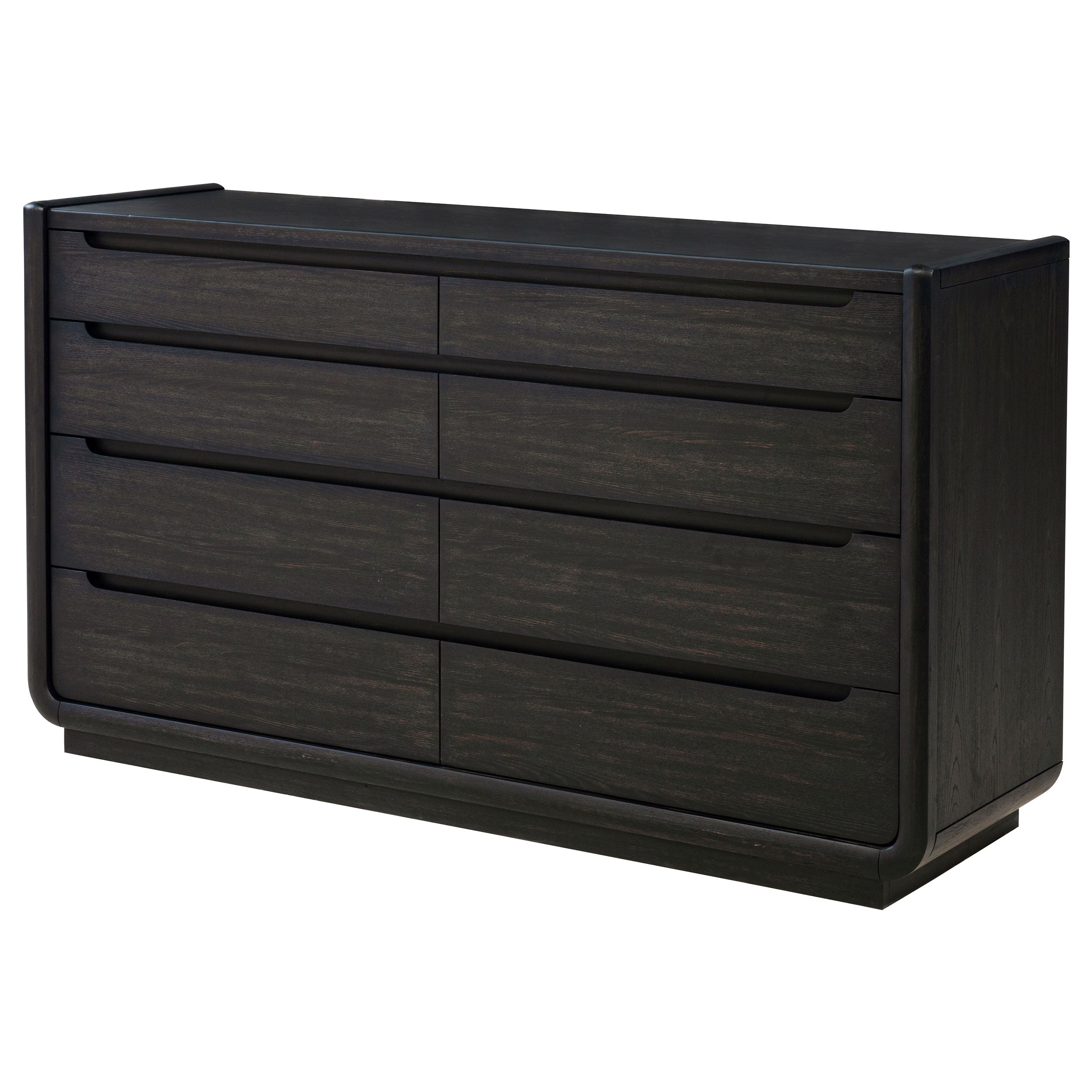 Leandro 8-drawer Bedroom Dresser Cabinet Burnished Black-