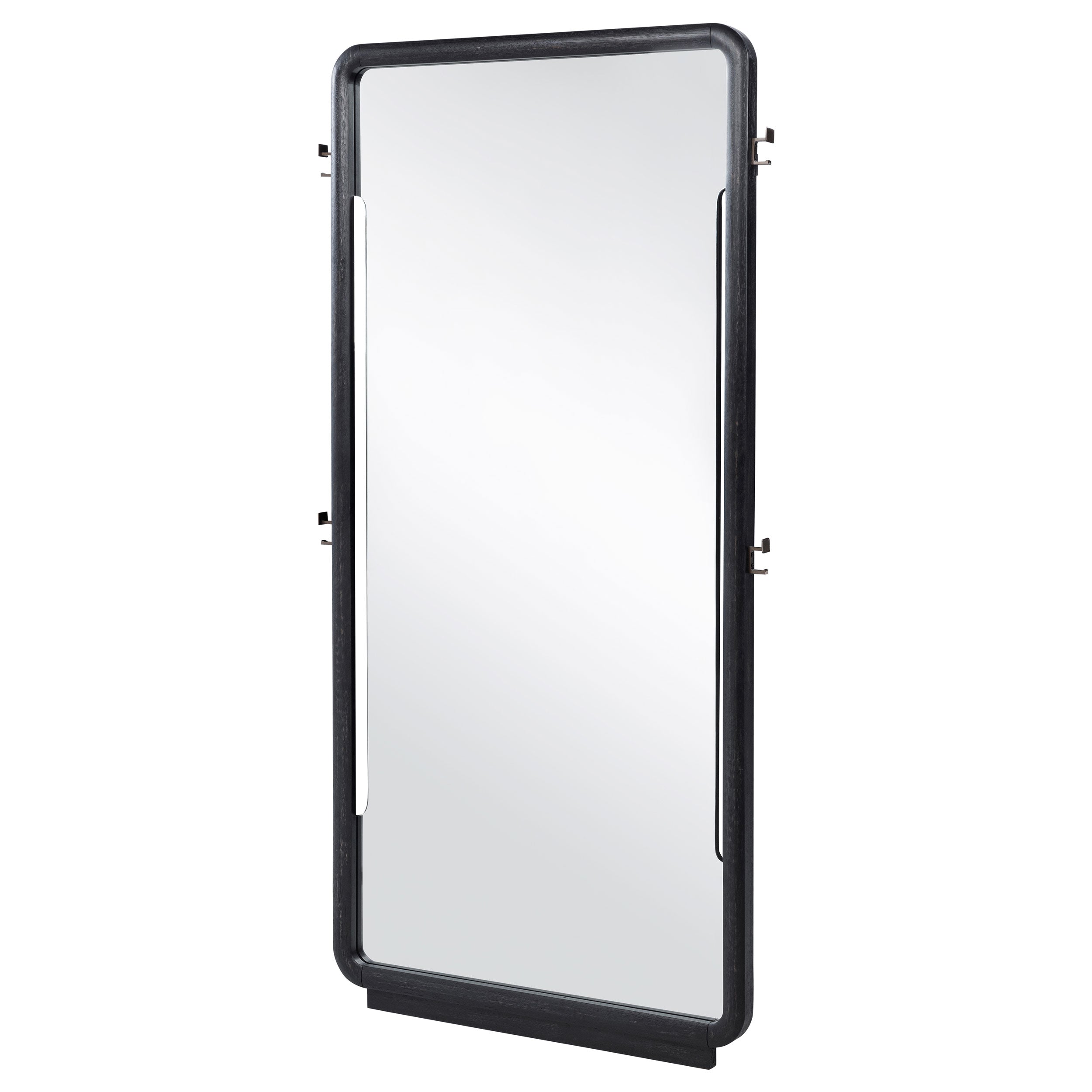 Leandro 76-inch Full Length Floor Mirror Burnished Black-