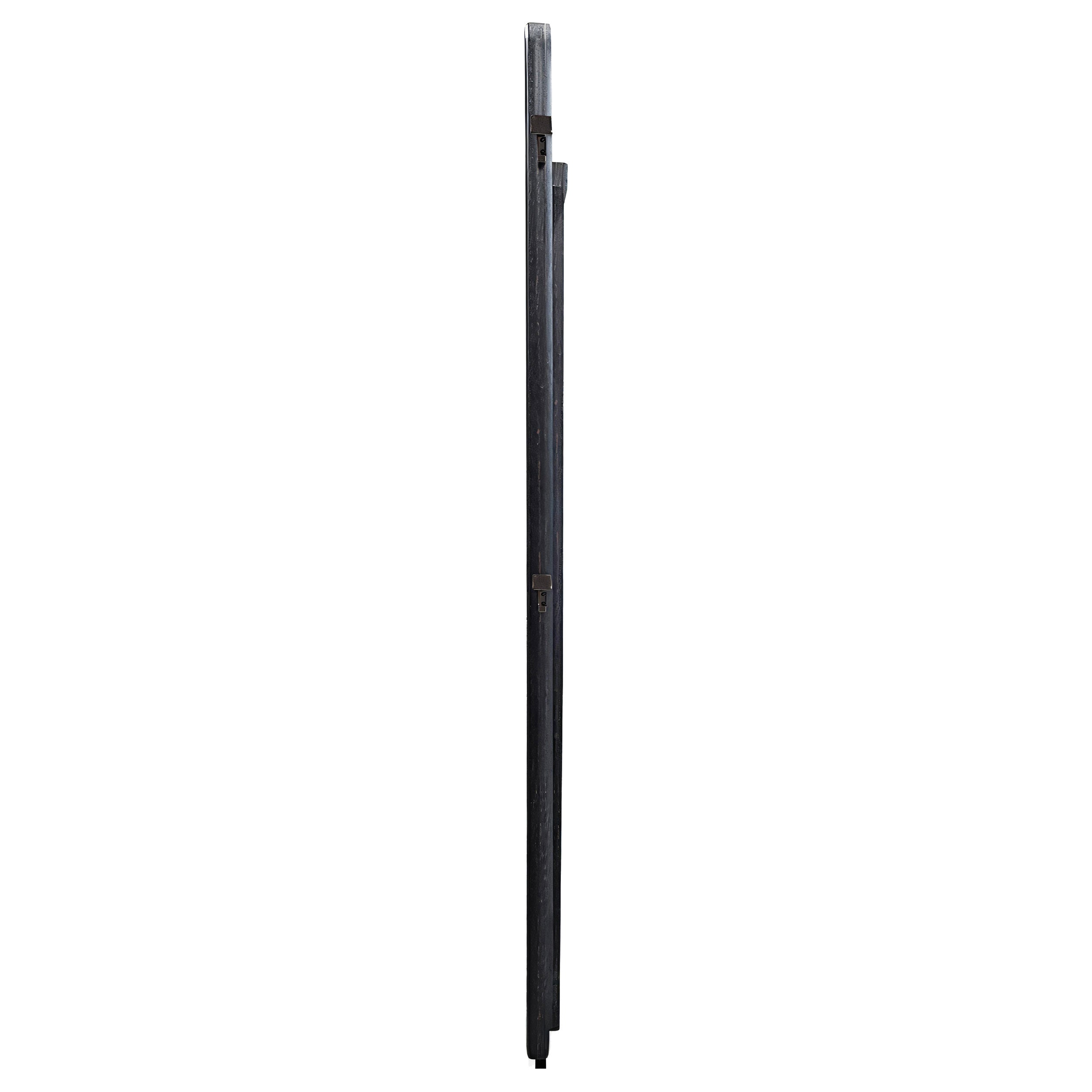 Leandro 76-inch Full Length Floor Mirror Burnished Black-