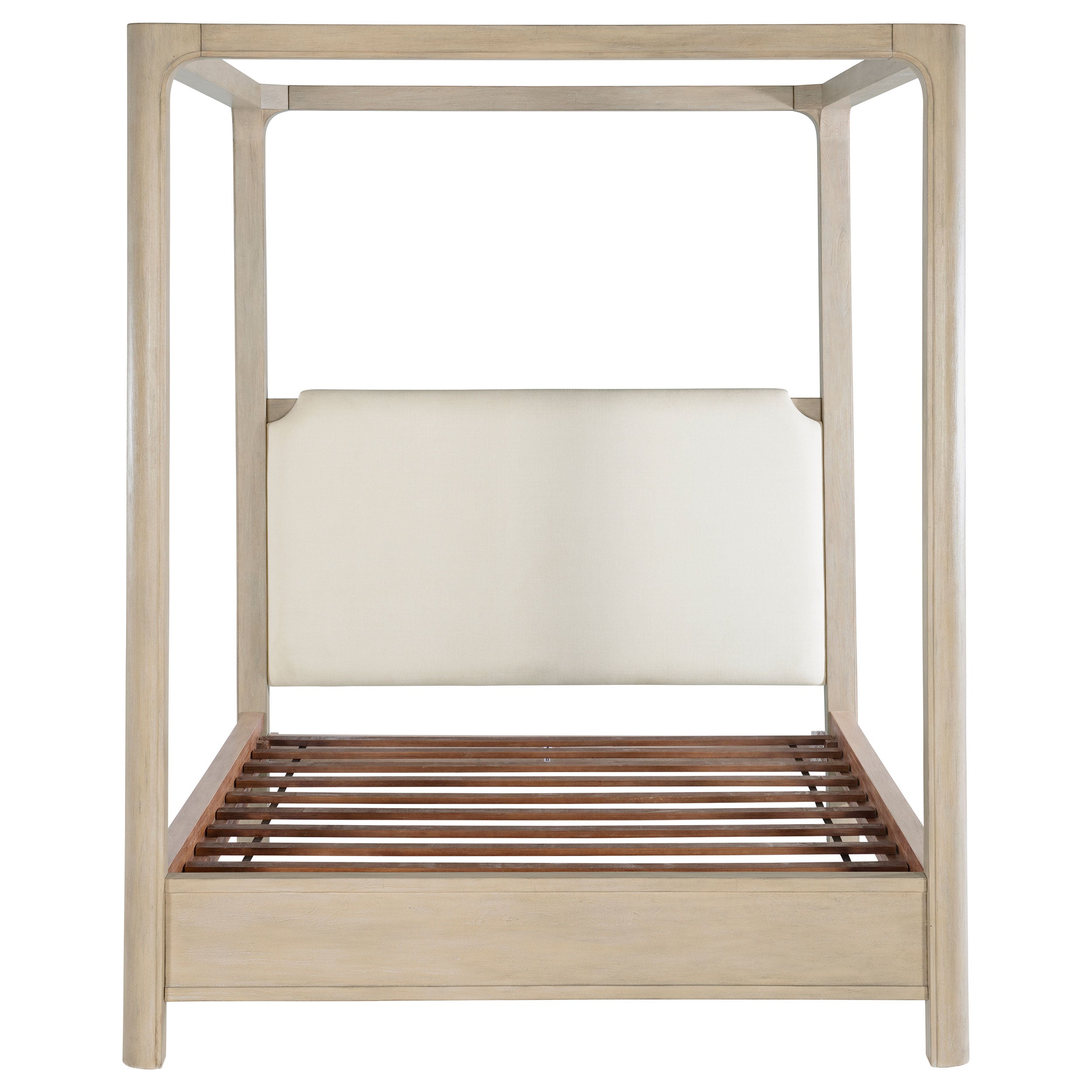 Solano 85-inch Queen Canopy Bed Weathered Mango-