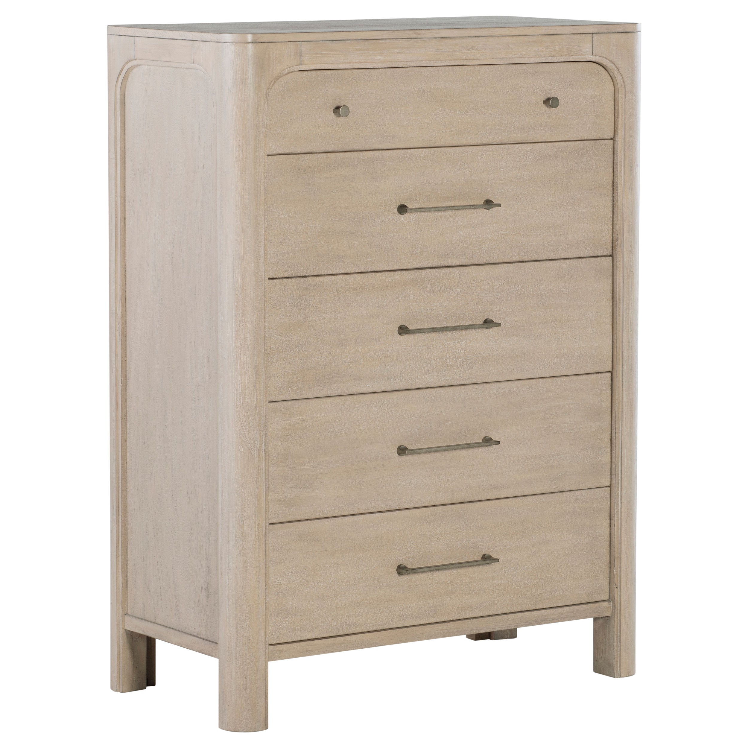 Solano 5-drawer Bedroom Chest of Drawers Weathered Mango-