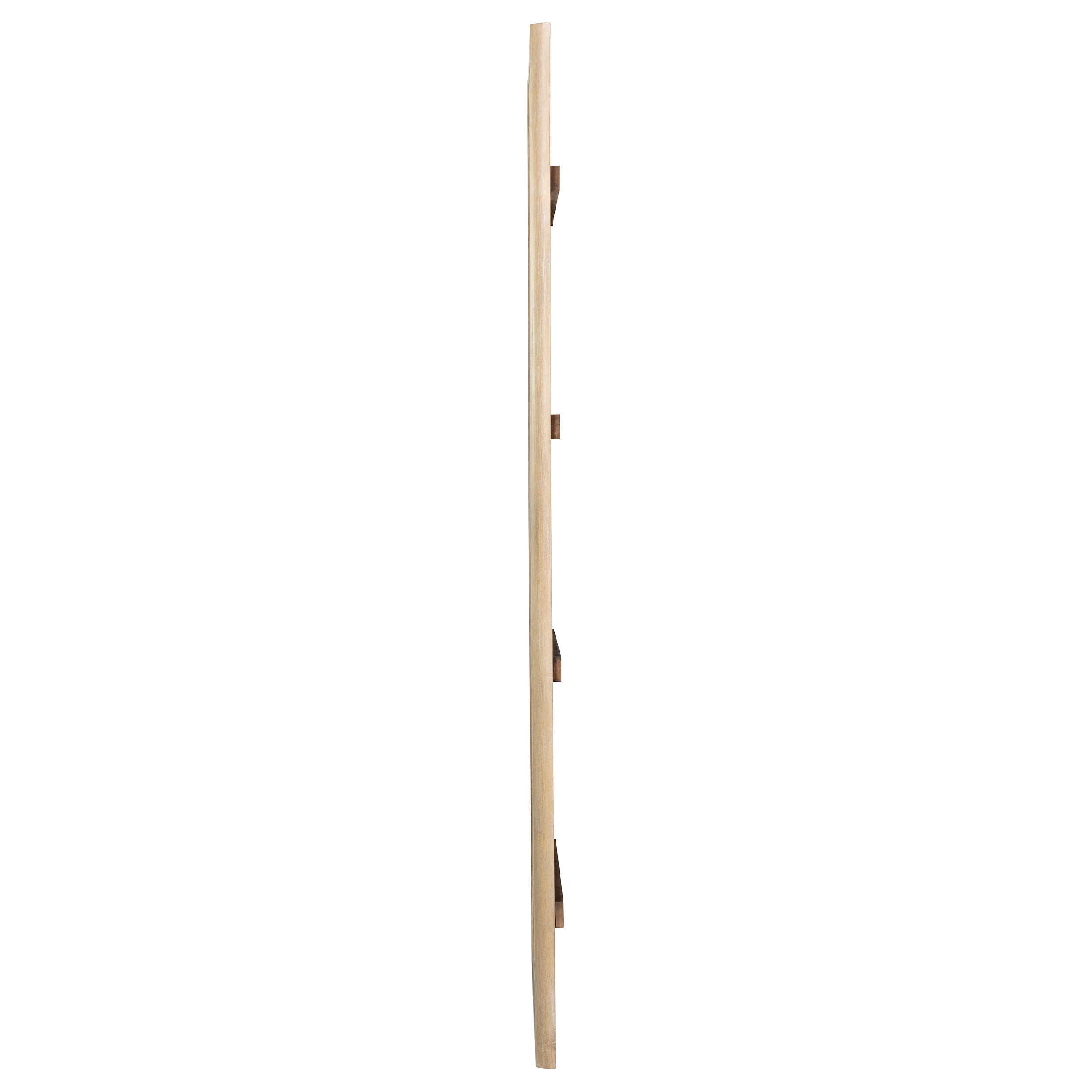 Solano 80-inch Full Length Floor Mirror Weathered Mango-