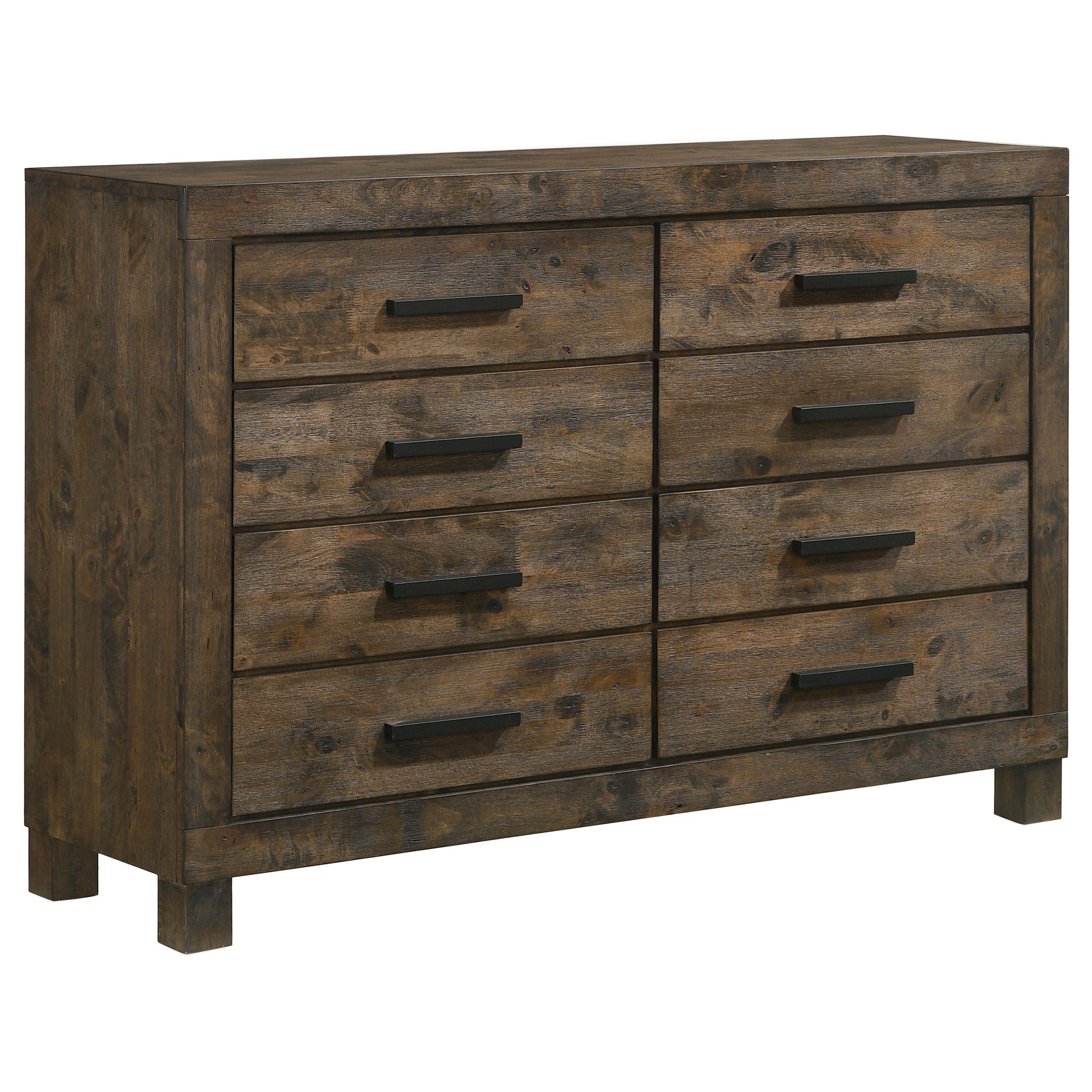 Woodmont 8-drawer Dresser Rustic Golden Brown-CoasterEveryday