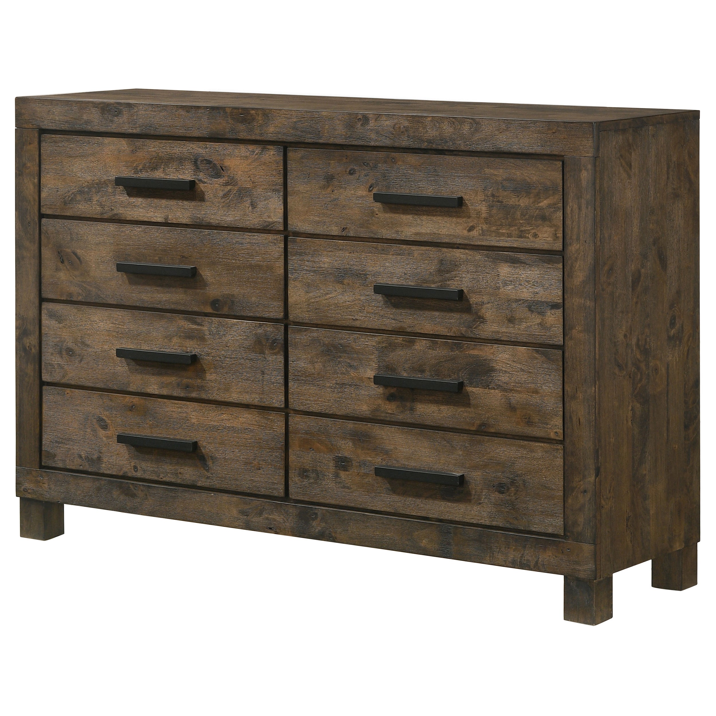 Woodmont 8-drawer Dresser Rustic Golden Brown-CoasterEveryday