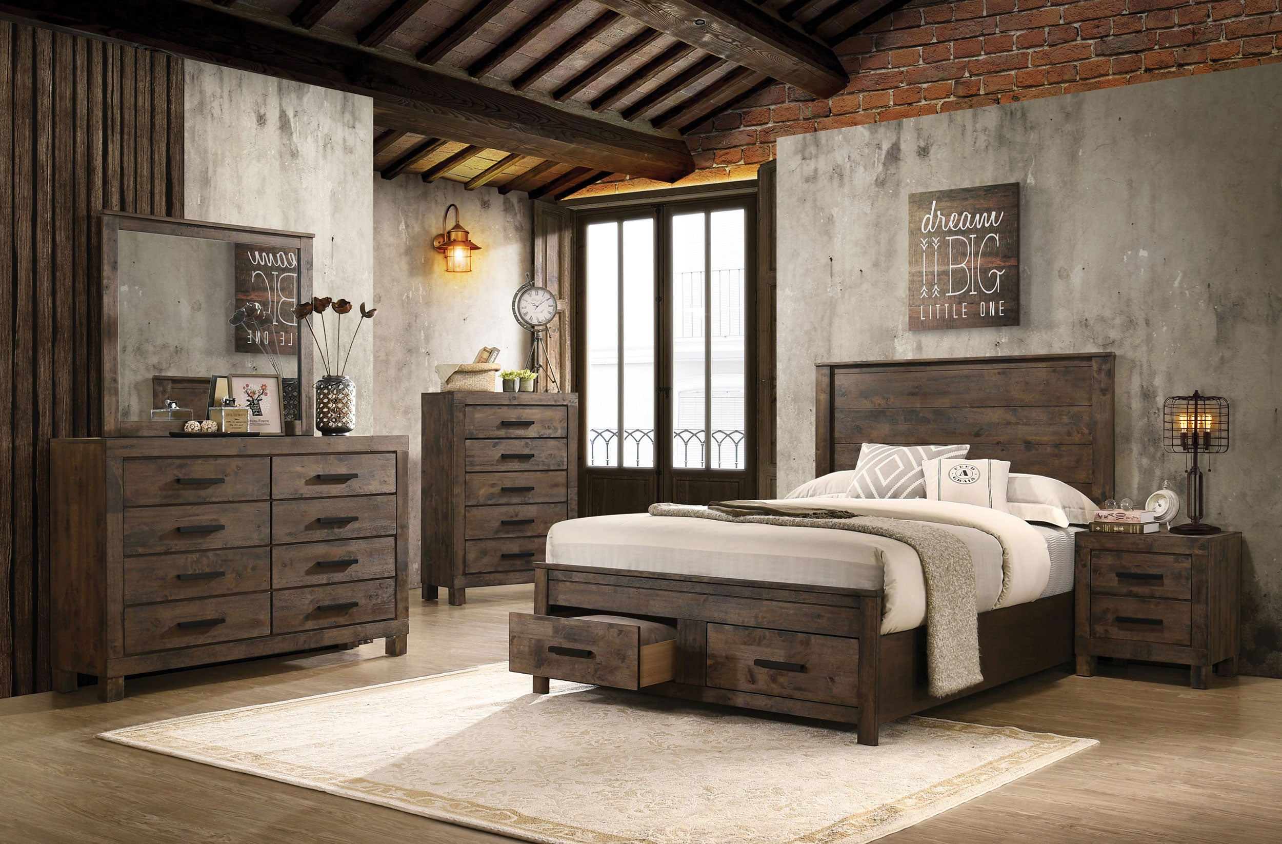 Woodmont 8-drawer Dresser Rustic Golden Brown-CoasterEveryday