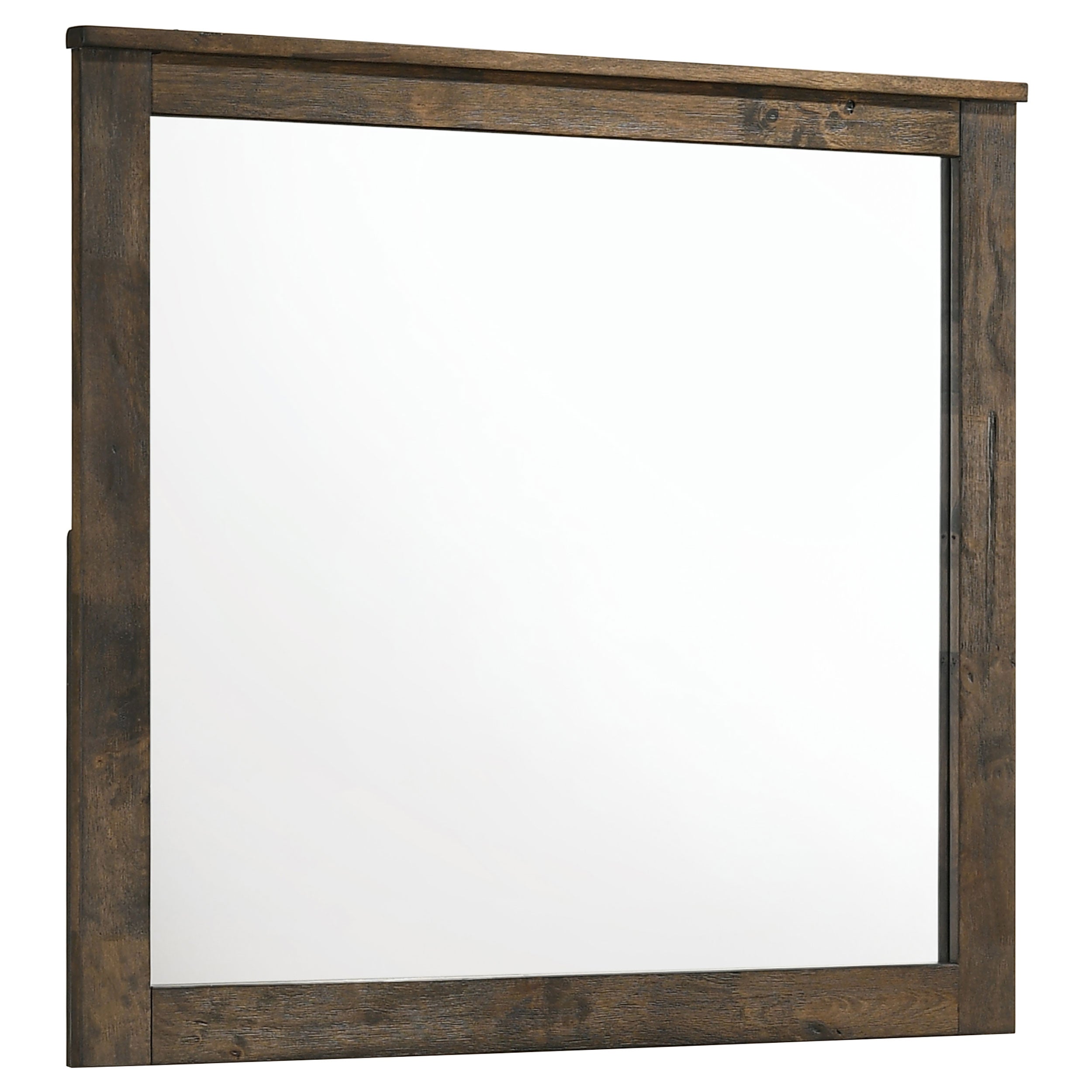 Woodmont Dresser Mirror Rustic Golden Brown-CoasterEveryday