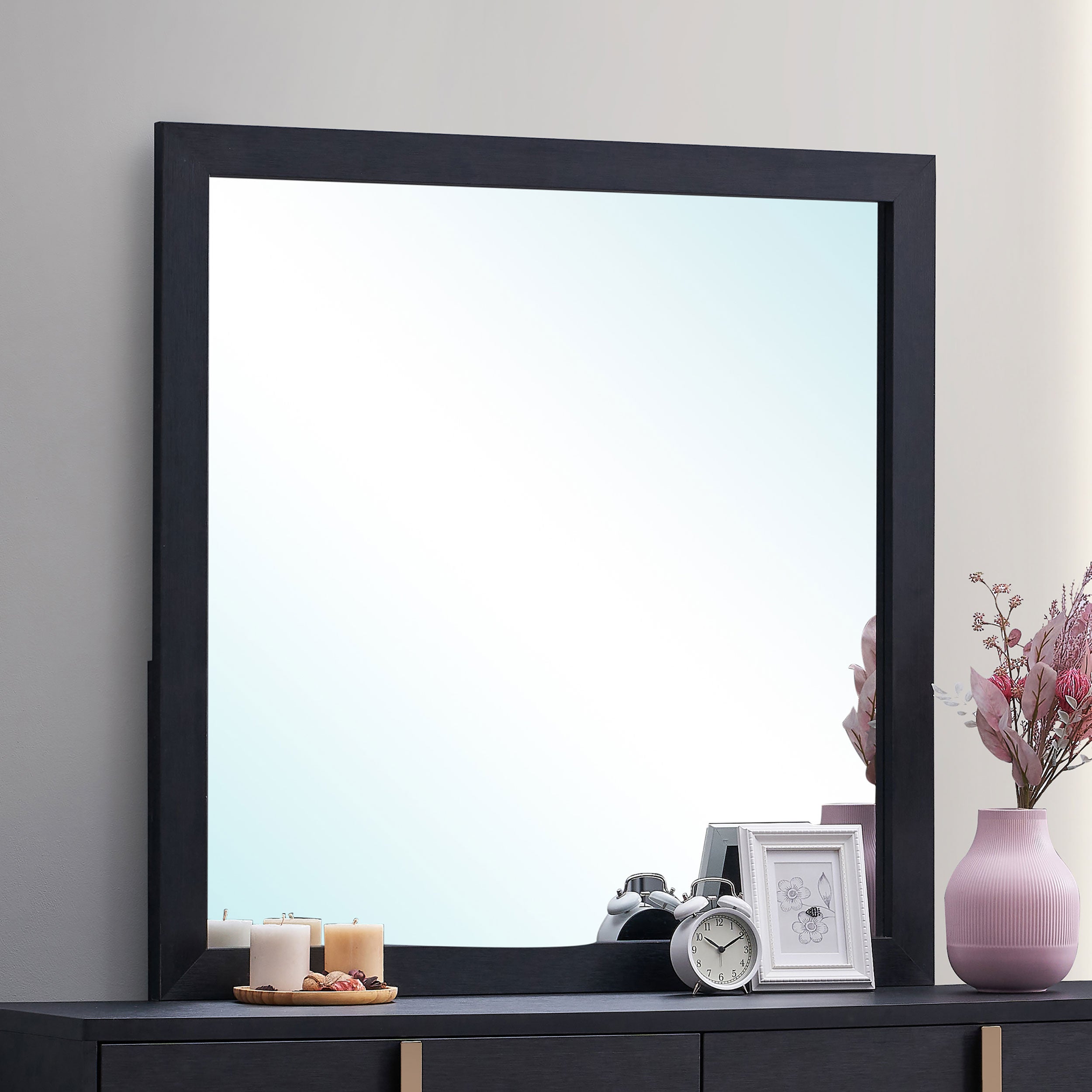 Marceline Dresser Mirror Black-