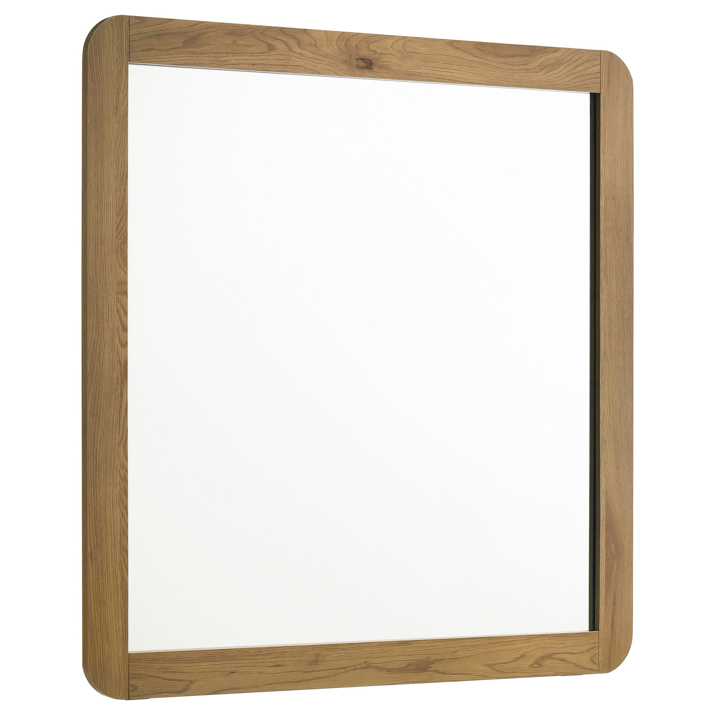 Bennett Bedroom Dresser Mirror Light Oak-