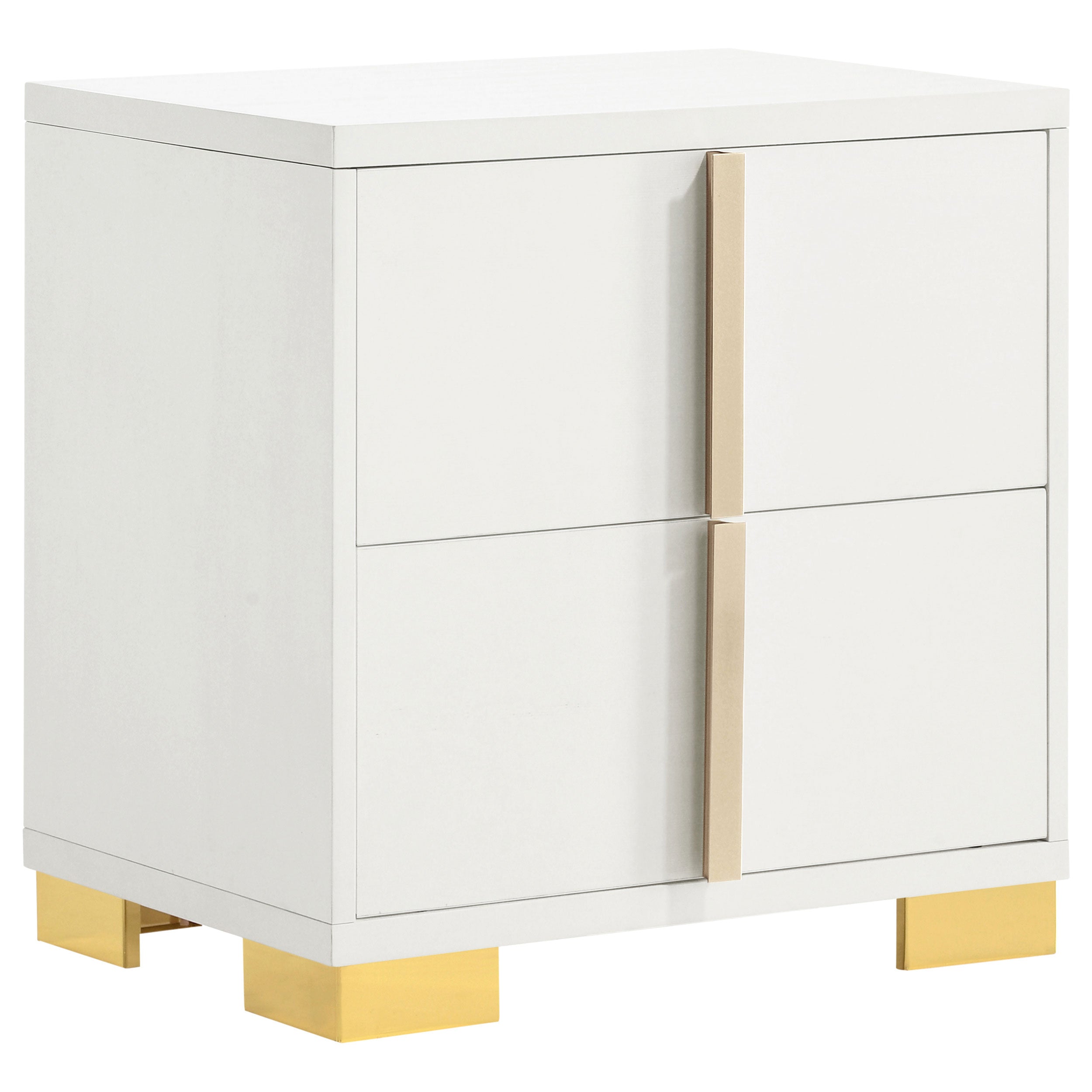 Marceline 2-drawer Nightstand White-