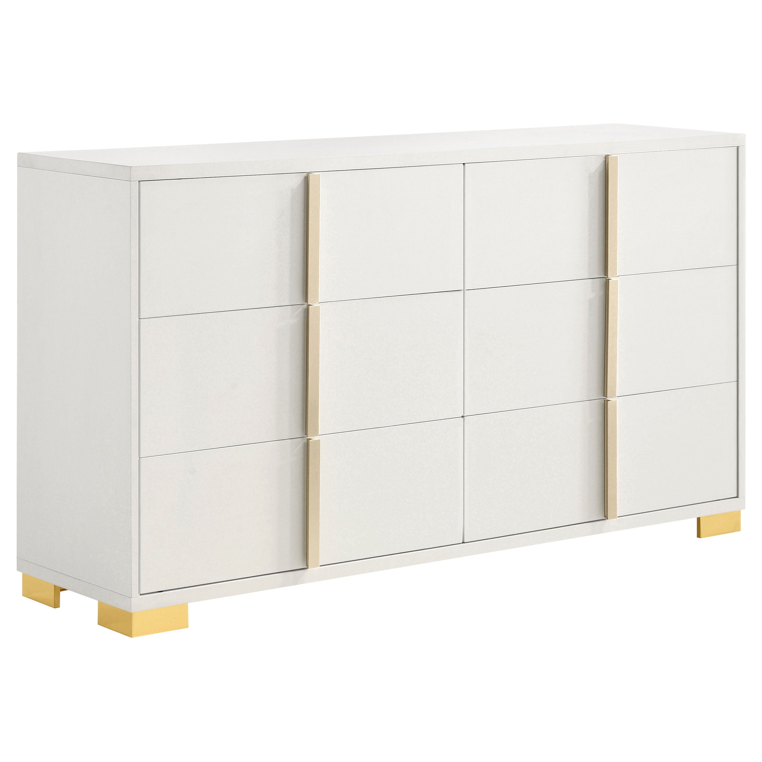 Marceline 6-drawer Dresser White-