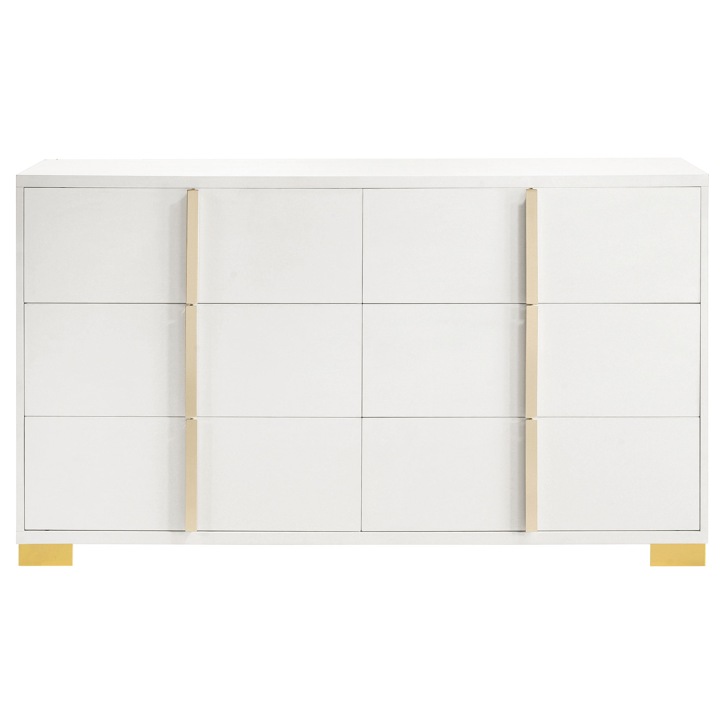 Marceline 6-drawer Dresser White-
