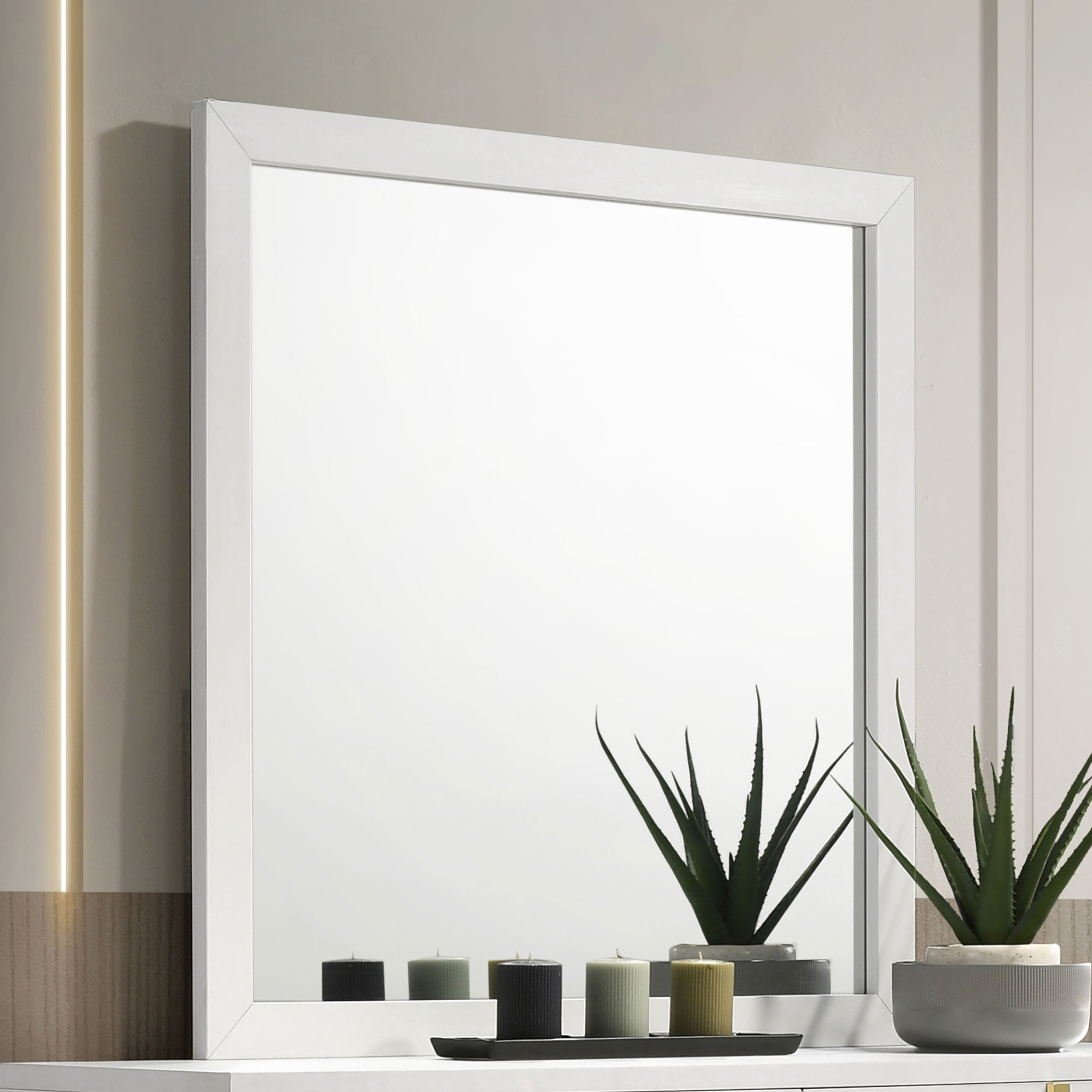 Marceline Dresser Mirror White-