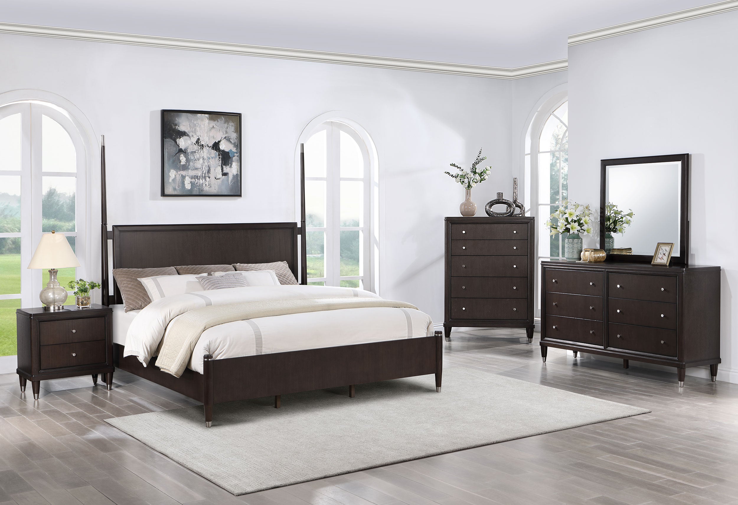 Emberlyn 5-drawer Bedroom Chest Brown-