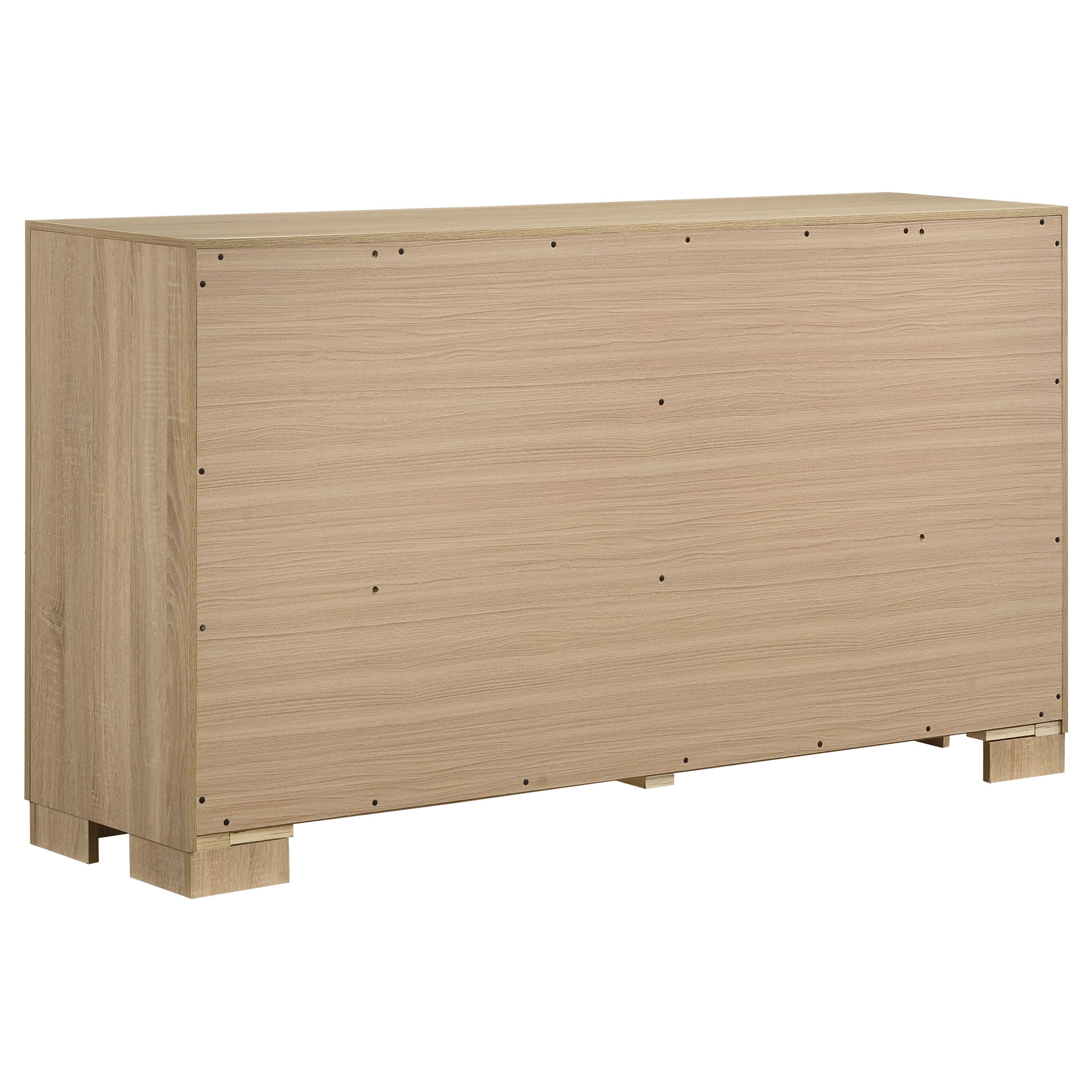 Arielle 6-drawer Bedroom Dresser Cabinet Light Oak-