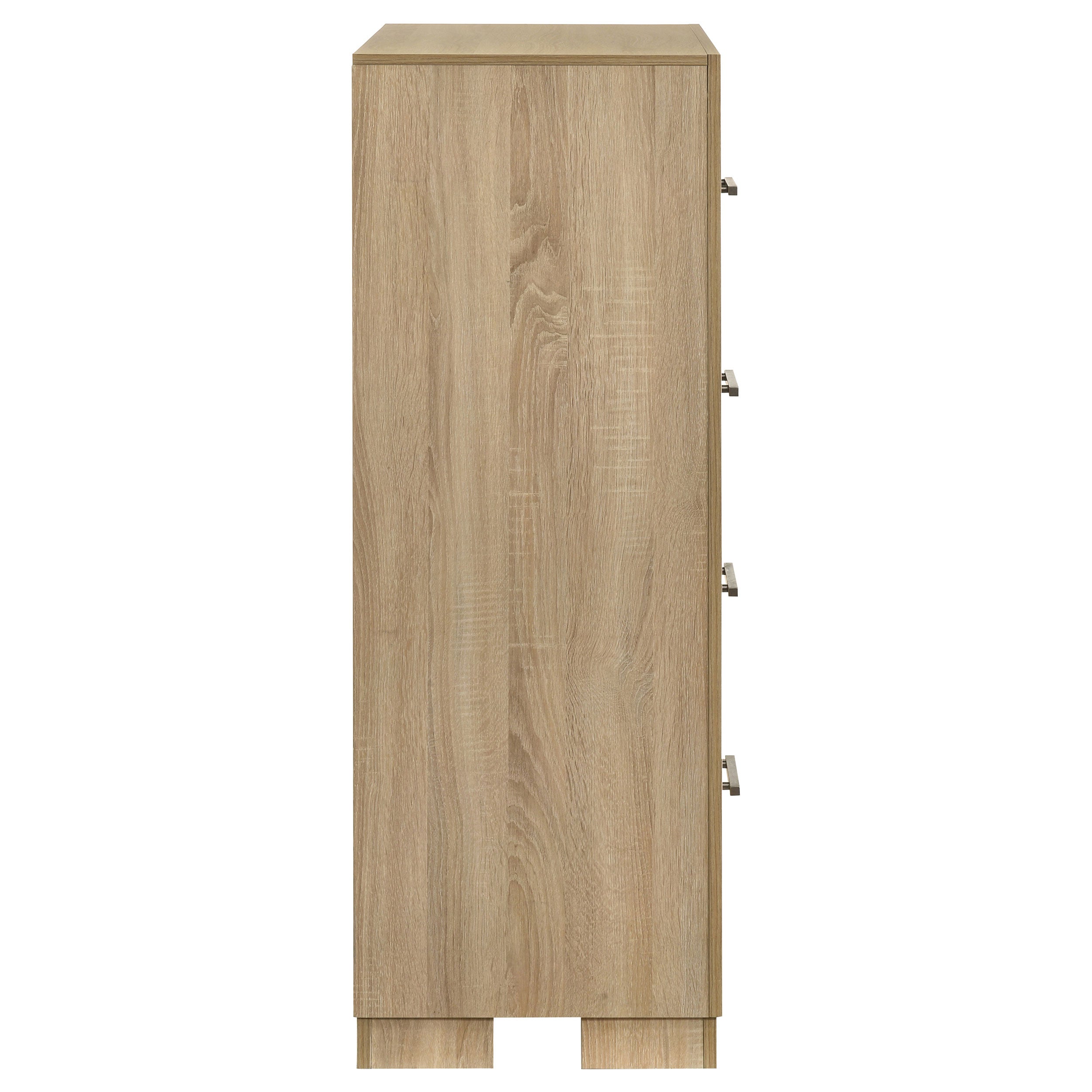 Arielle 4-drawer Bedroom Chest of Drawers Light Oak-