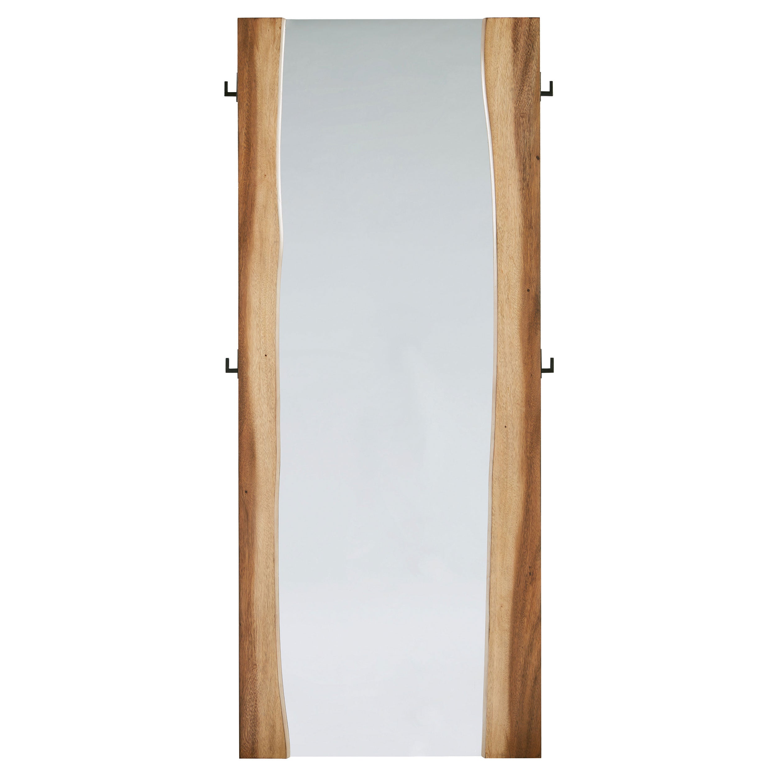 Winslow 31 x 76 Inch Standing Floor Mirror Smokey Walnut-CoasterElevations