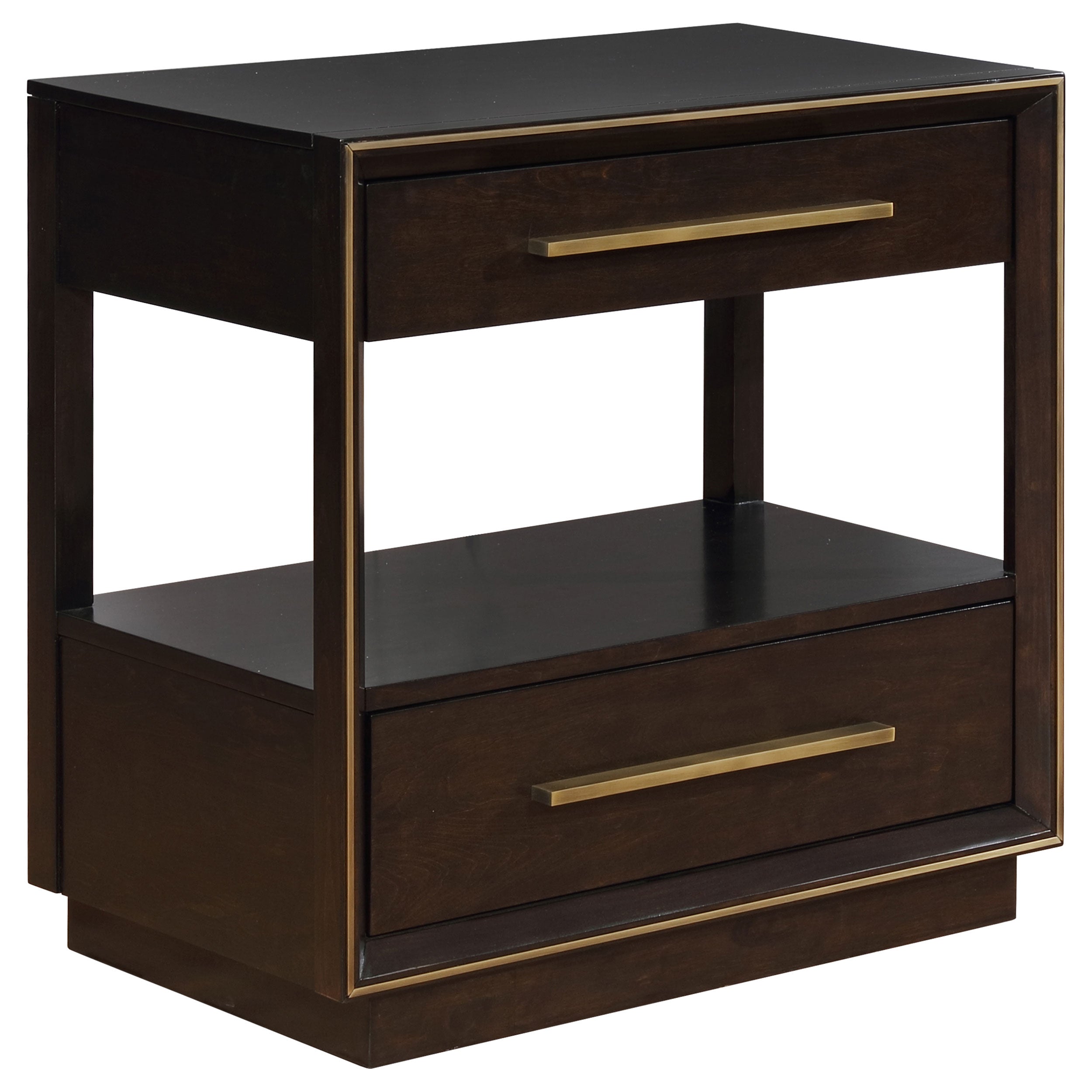 Durango 2-drawer Nightstand Smoked Peppercorn-CoasterElevations