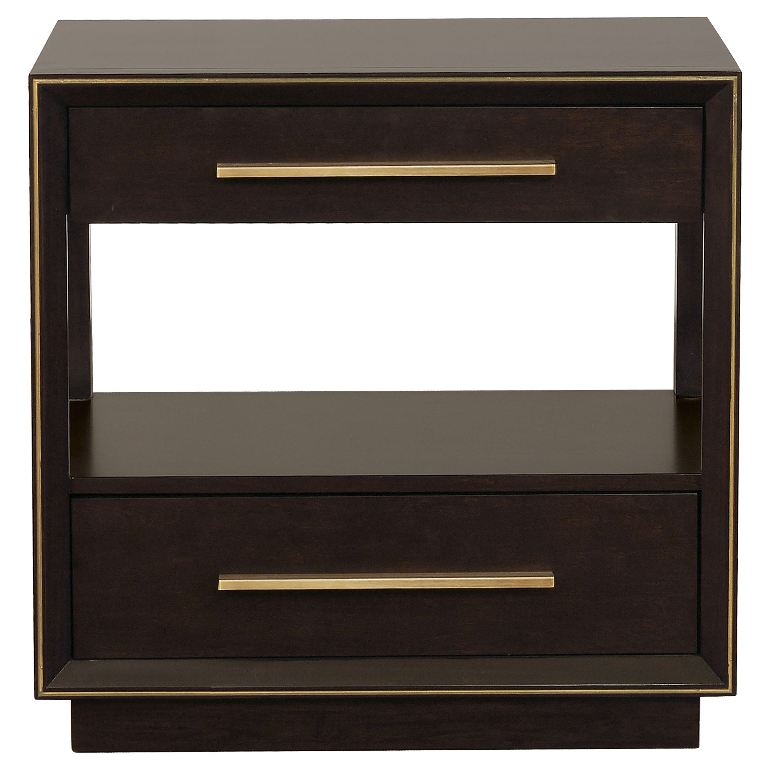 Durango 2-drawer Nightstand Smoked Peppercorn-CoasterElevations