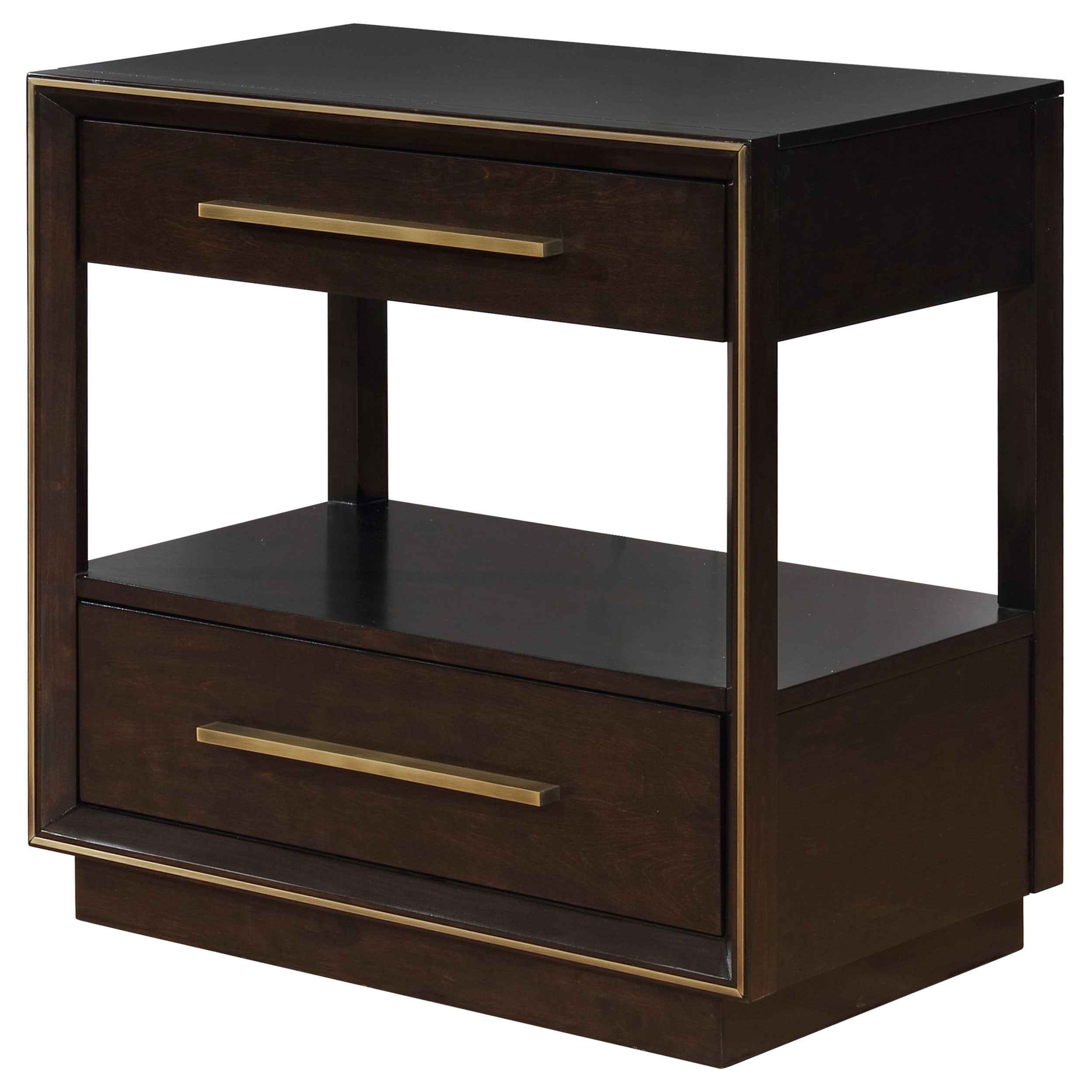 Durango 2-drawer Nightstand Smoked Peppercorn-CoasterElevations