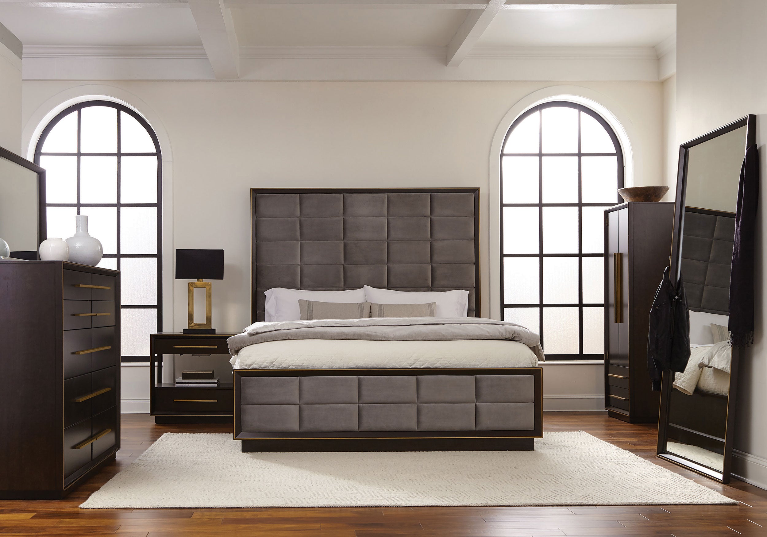 Durango 5-drawer Bedroom Chest Smoked Peppercorn-CoasterElevations