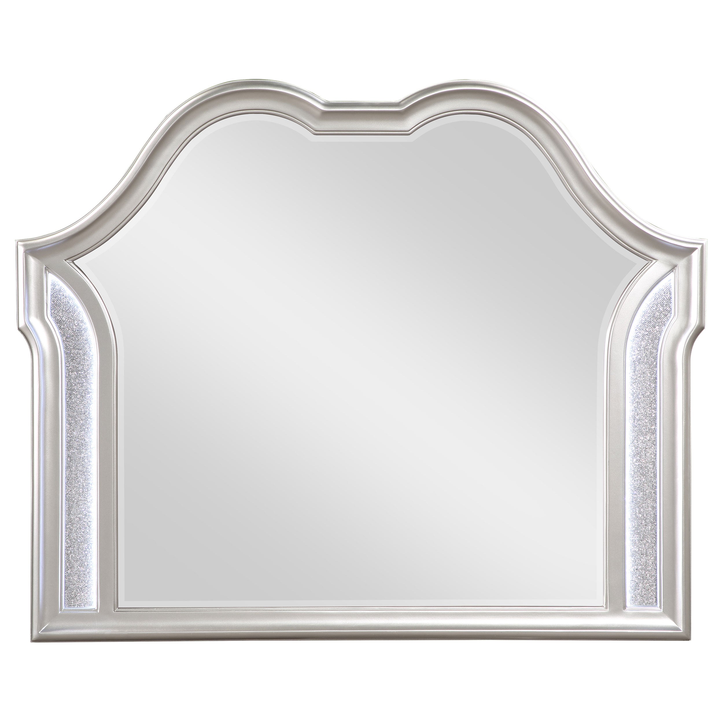Evangeline Dresser Mirror Silver Oak-CoasterElevations
