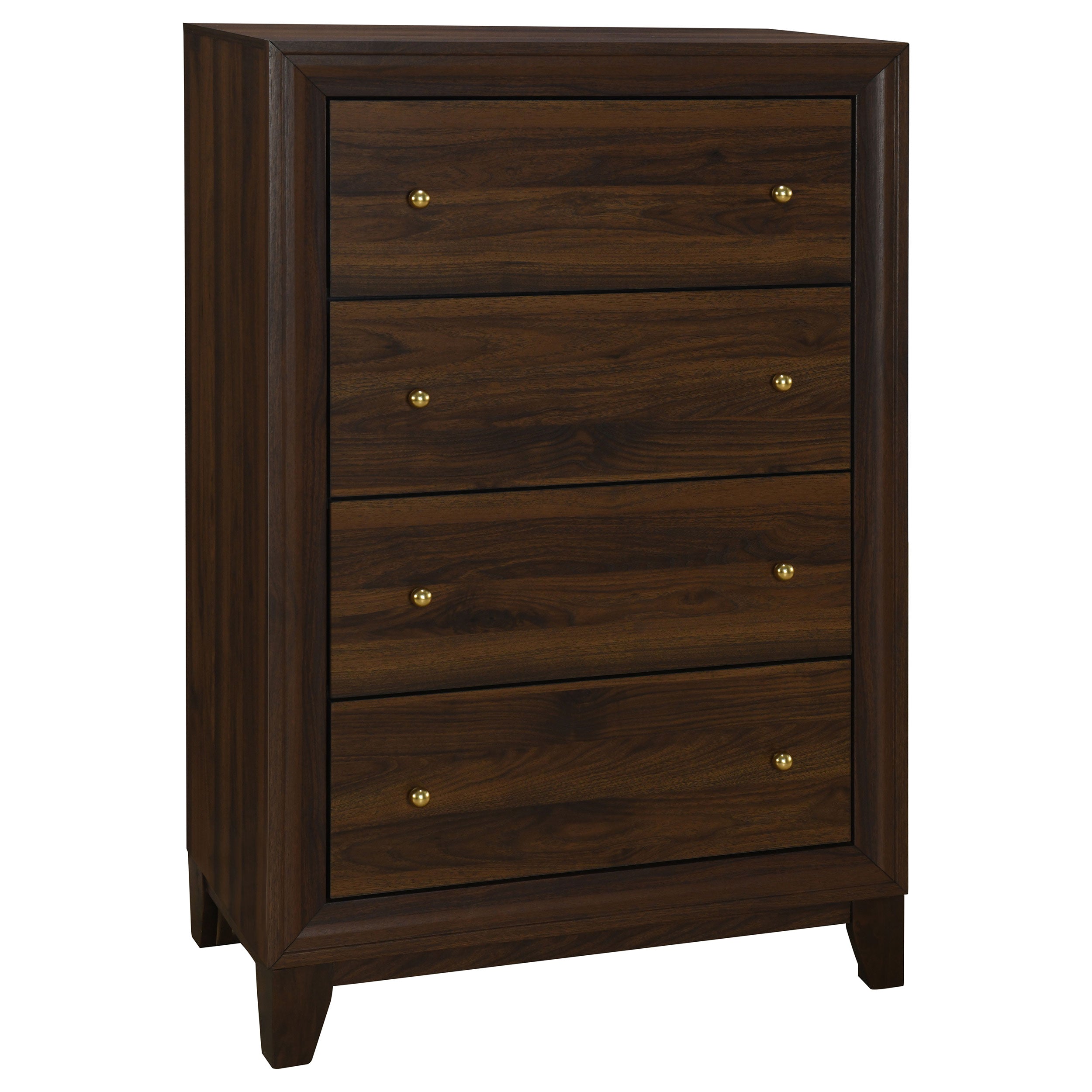 Welsley 4-drawer Chest of Drawers Walnut-