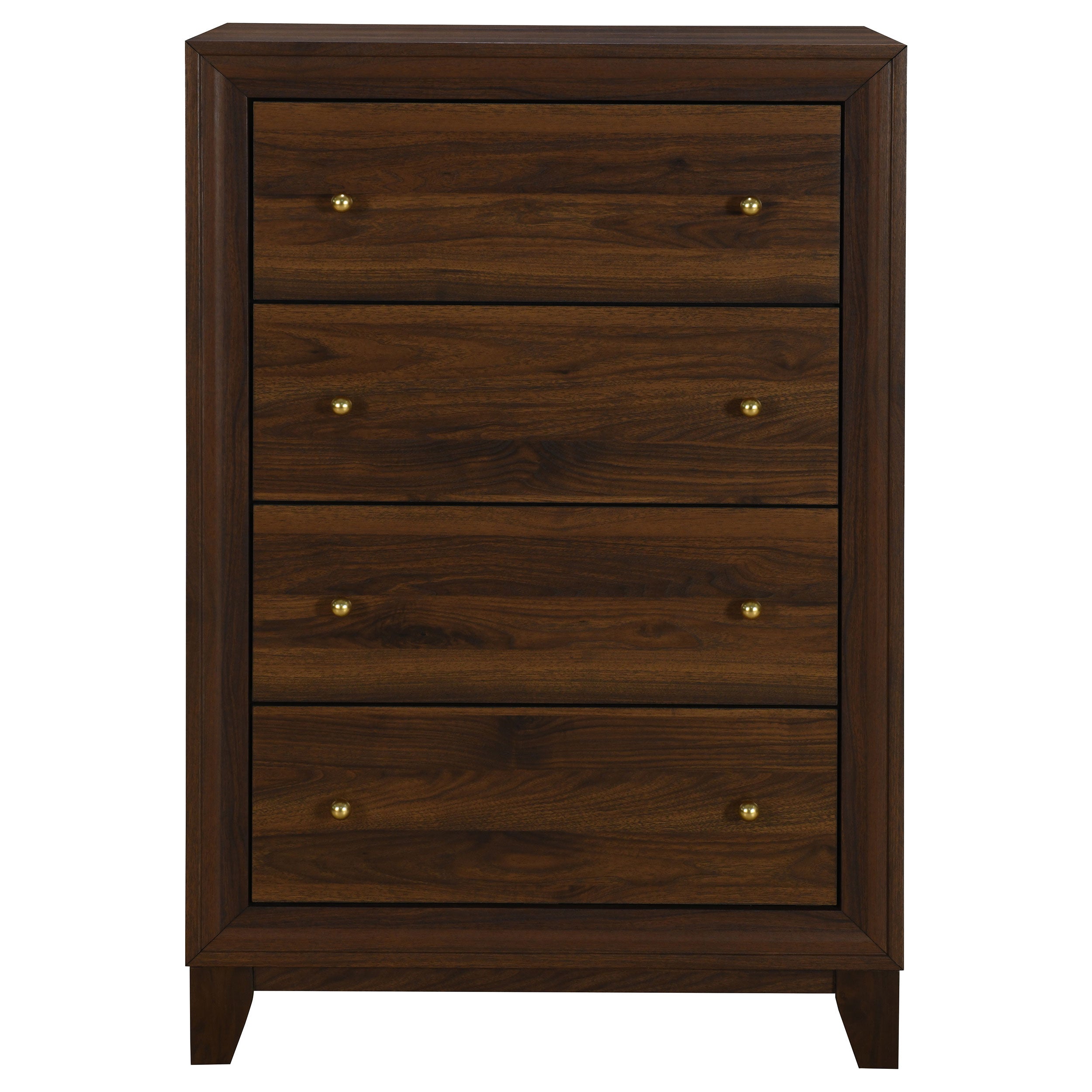 Welsley 4-drawer Chest of Drawers Walnut-