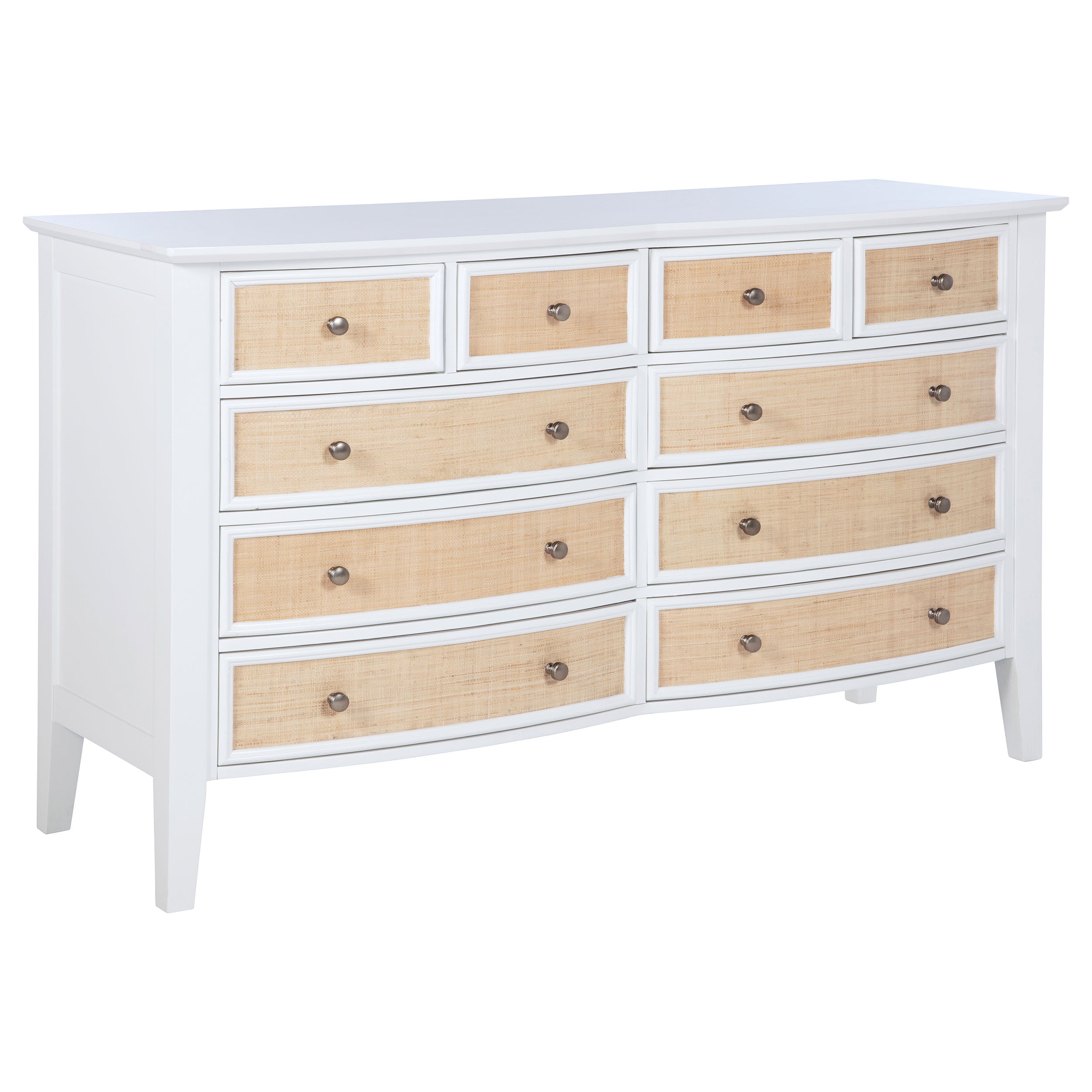 Bexhill 10-drawer Dresser Cabinet White-