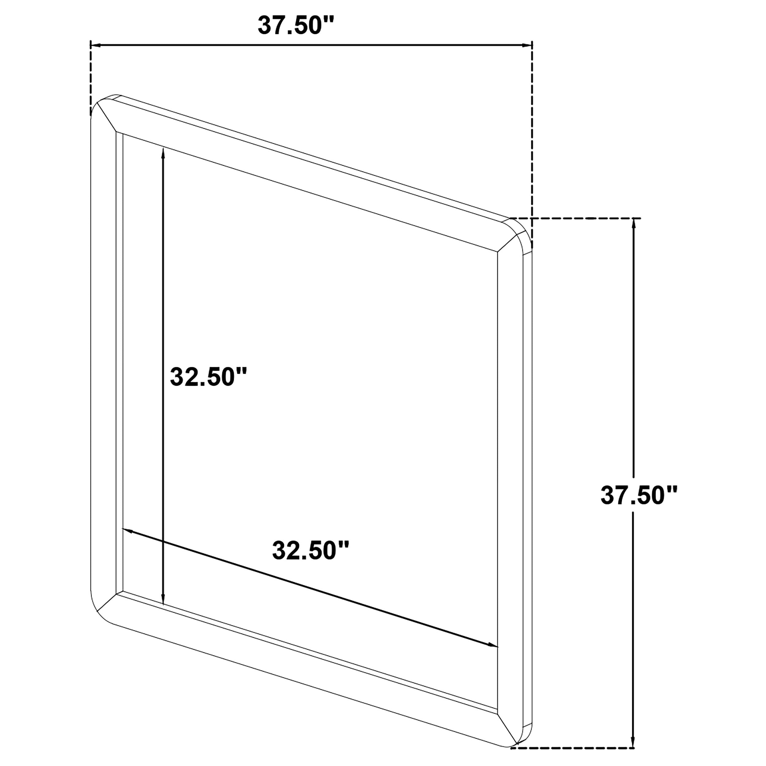 Cavelle Dresser Mirror Black-