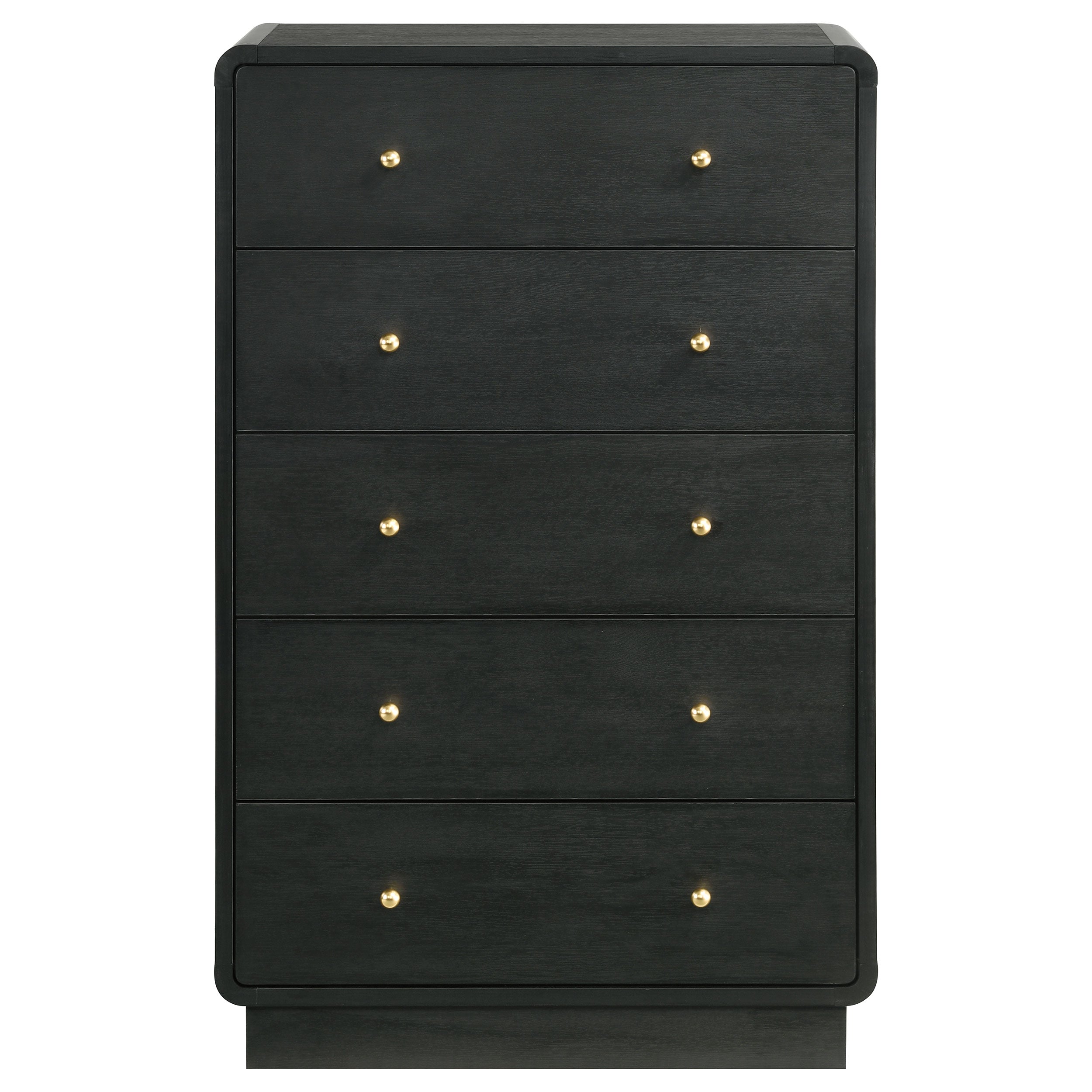 Cavelle 5-drawer Chest of Drawers Black-