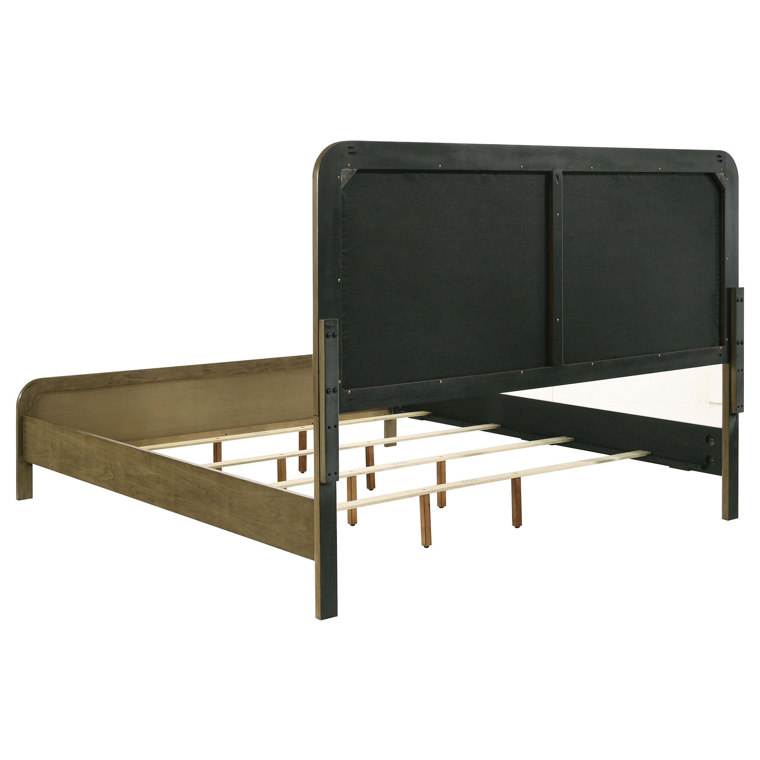 Amsbury 59-inch Upholstered Queen Bed Nutmeg-