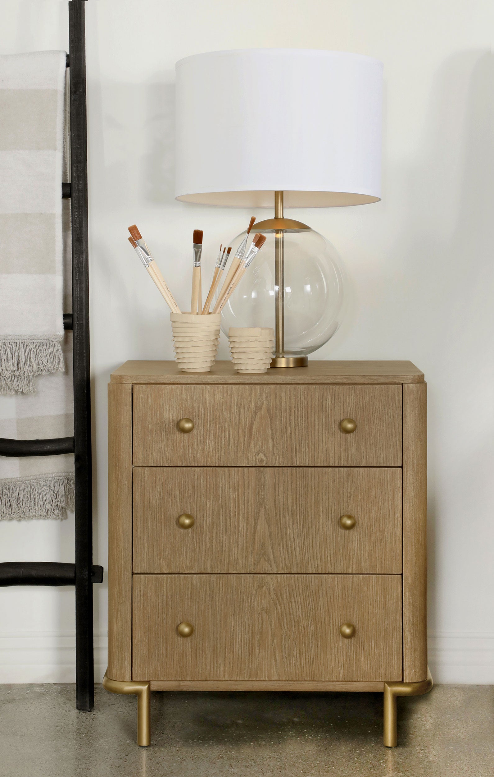 Arini 3-drawer Nightstand Sand Wash-CoasterElevations