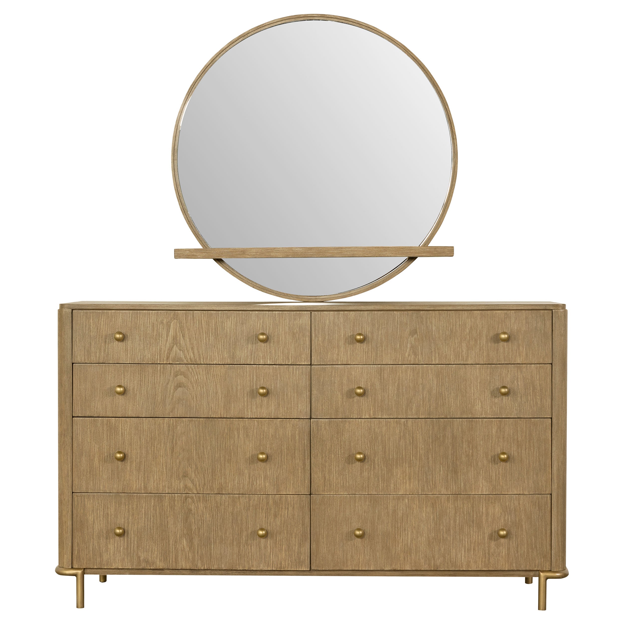 Arini 8-drawer Dresser with Mirror Sand Wash-CoasterElevations