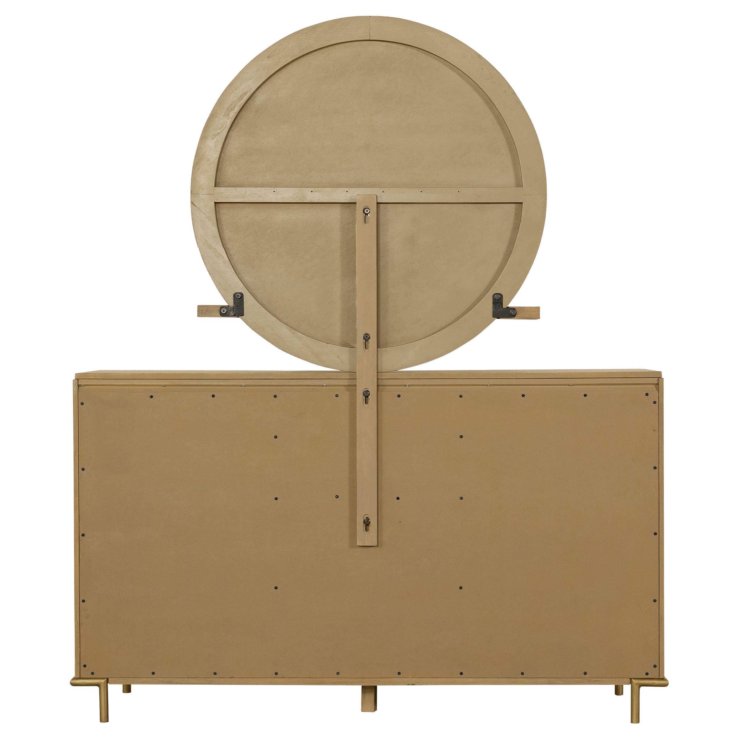 Arini 8-drawer Dresser with Mirror Sand Wash-CoasterElevations