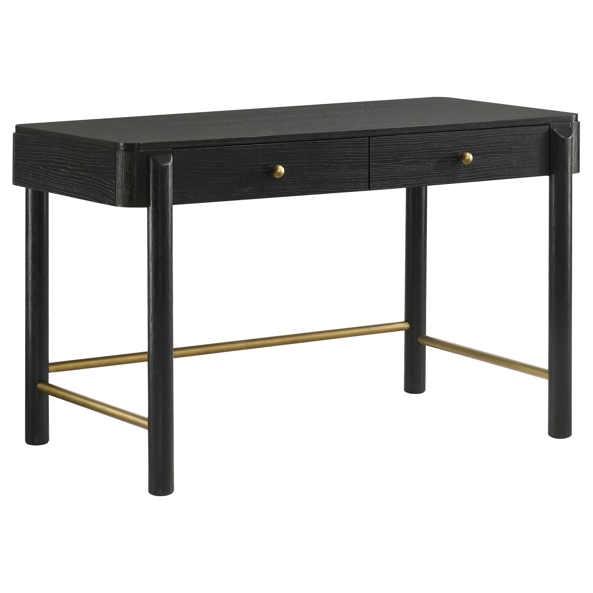 Arini 2-drawer Vanity Desk Makeup Table Black-