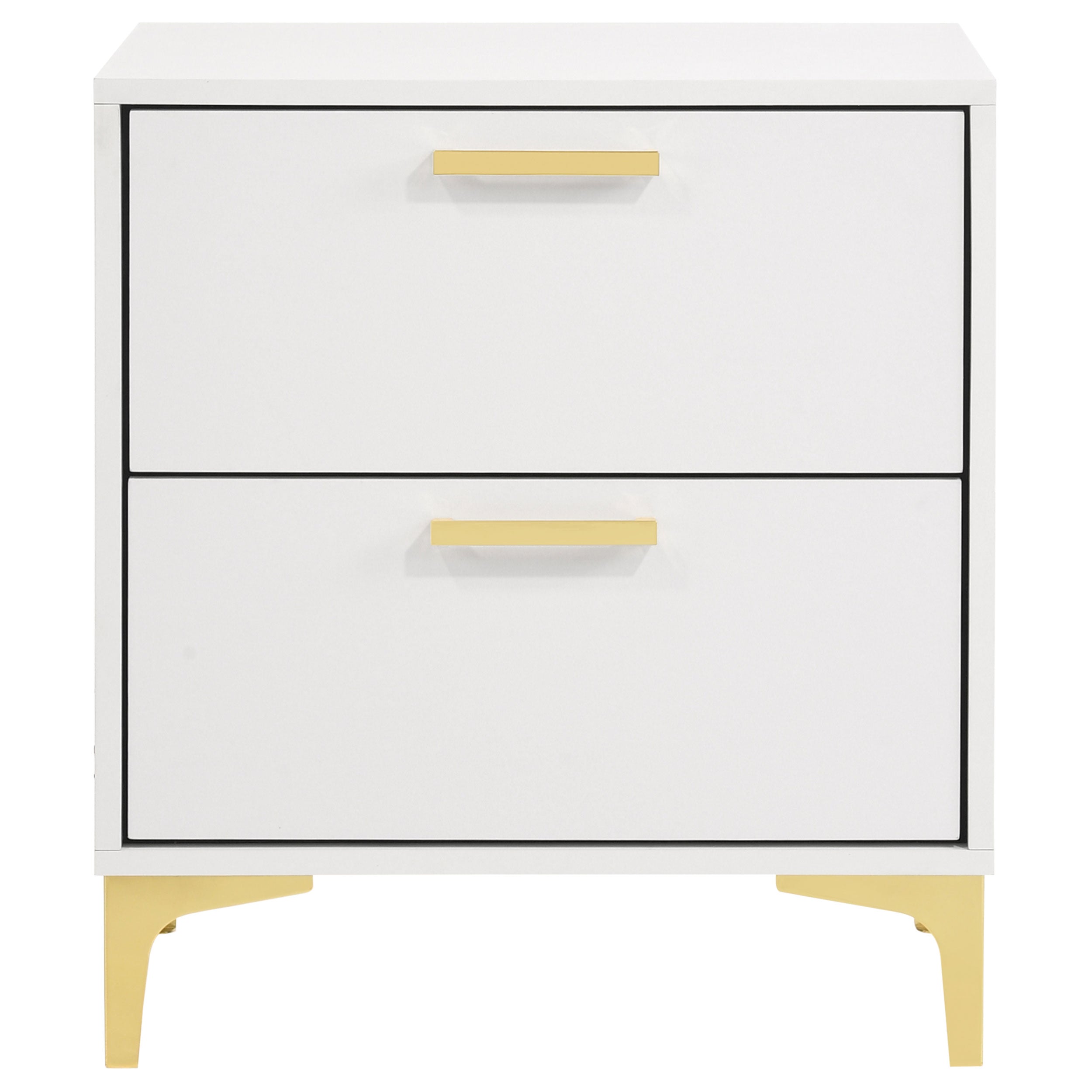 Kendall 2-drawer Nightstand White-CoasterEveryday