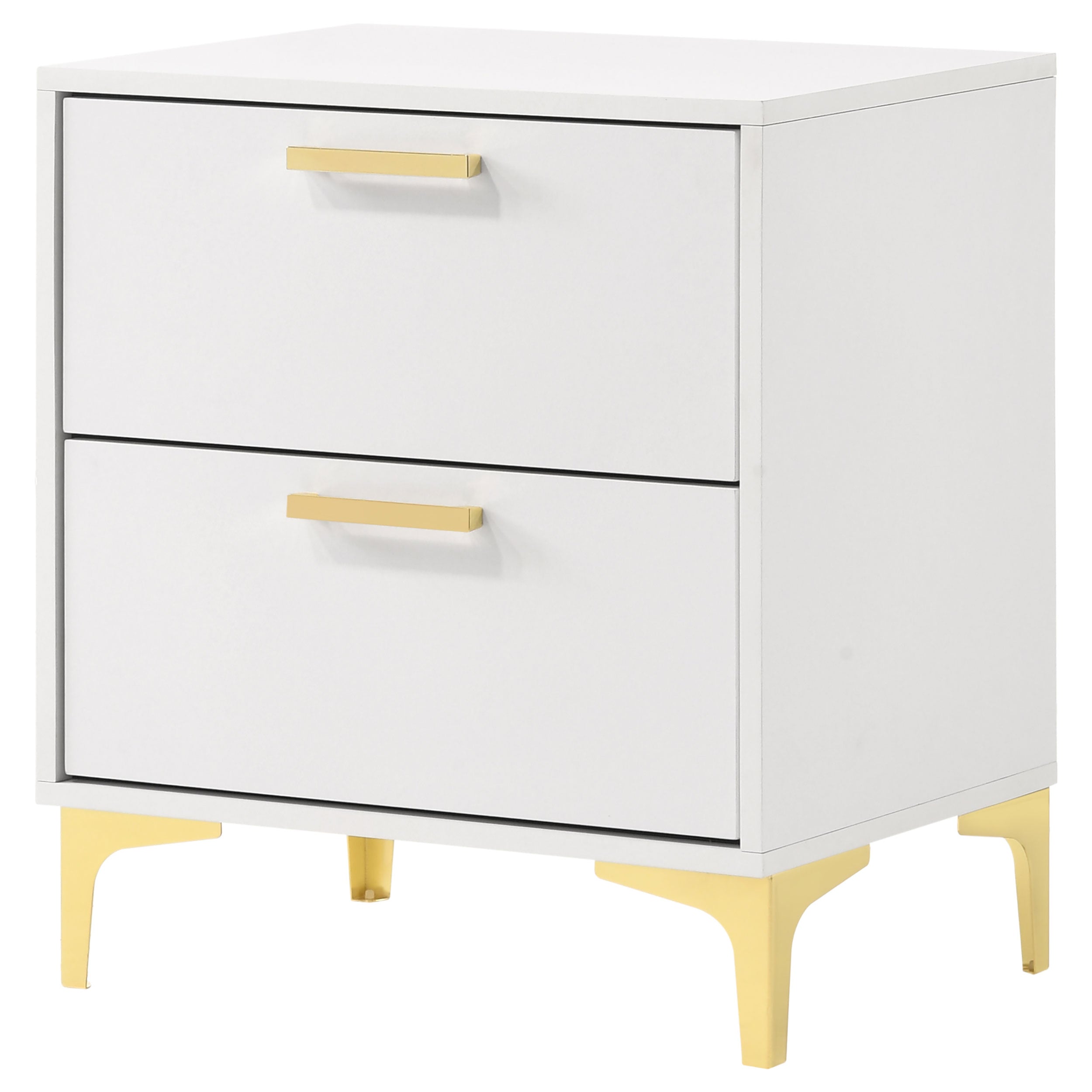 Kendall 2-drawer Nightstand White-CoasterEveryday