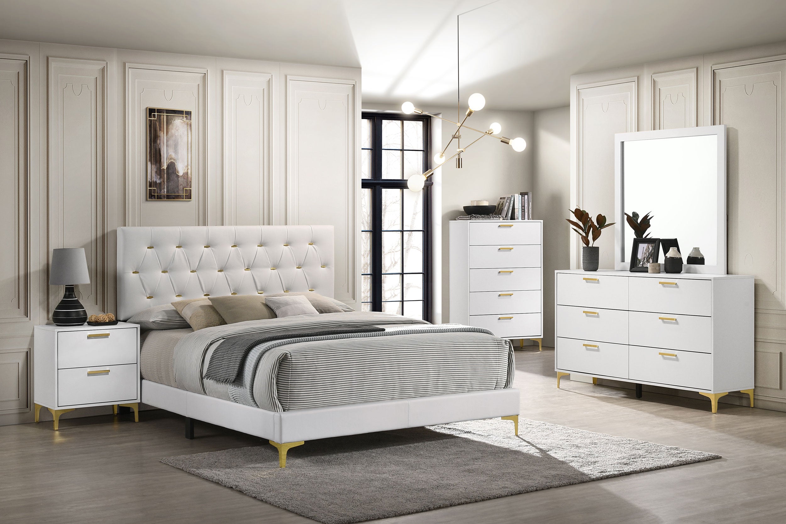 Kendall 2-drawer Nightstand White-CoasterEveryday