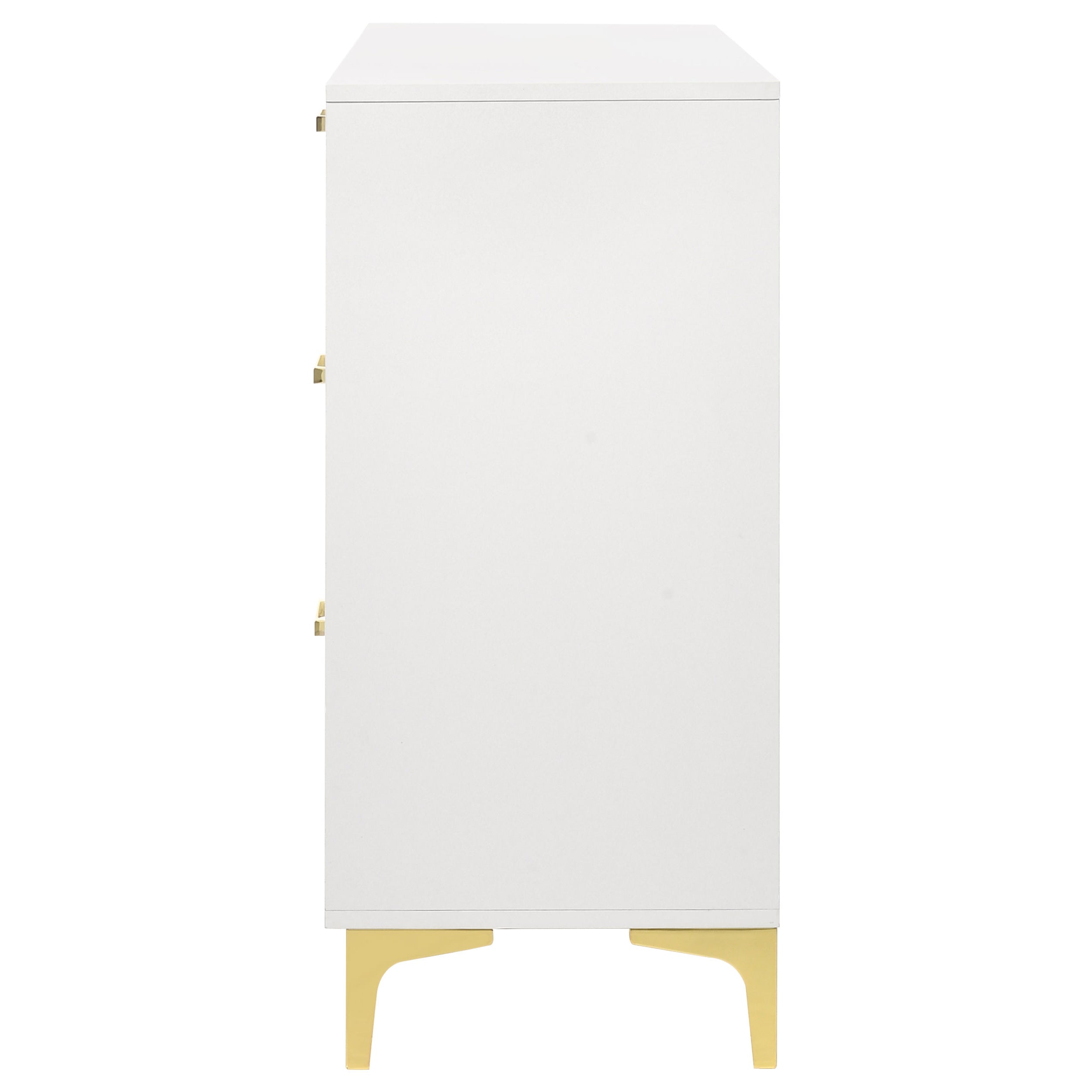 Kendall 6-drawer Dresser White-CoasterEveryday