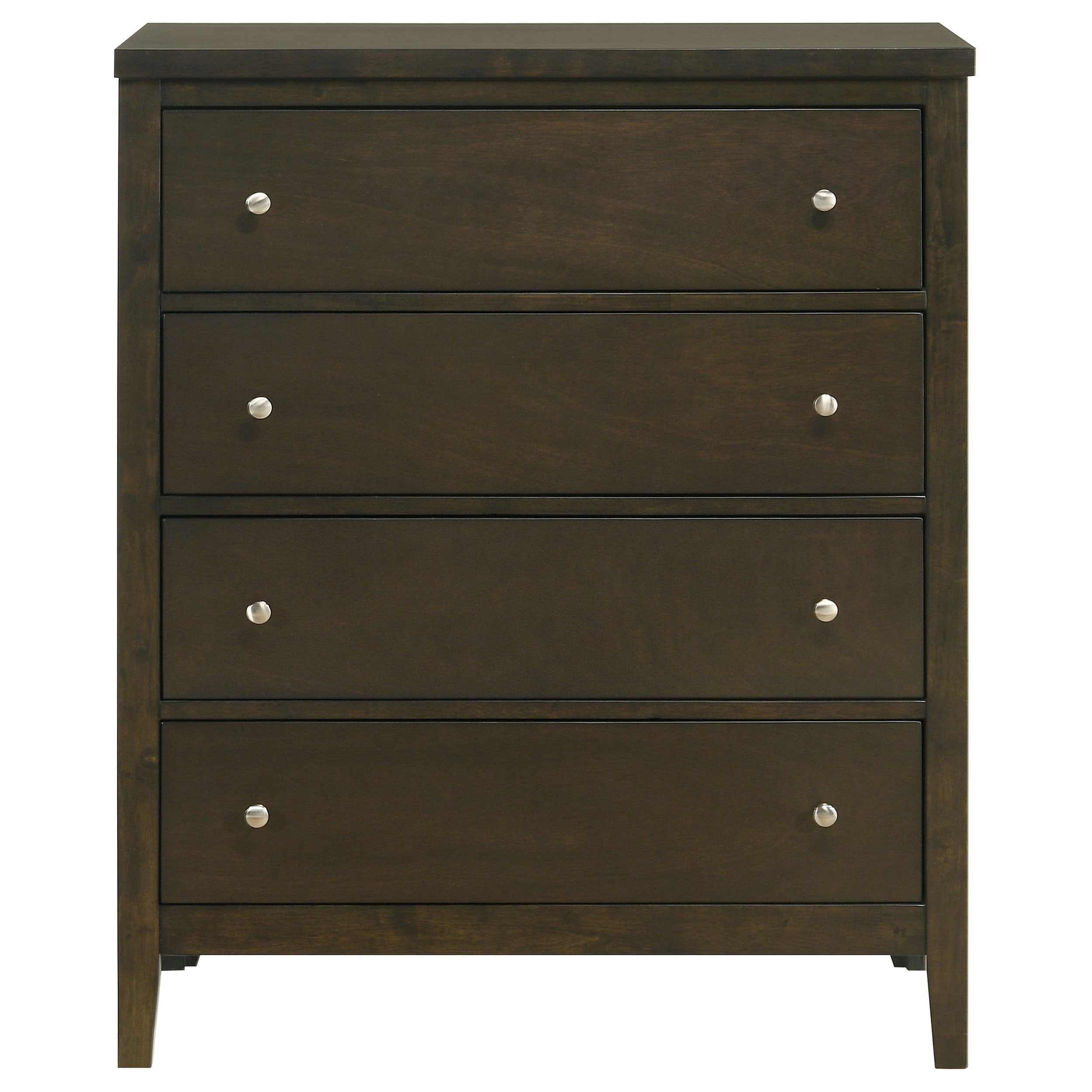 Wilkes 4-drawer Chest of Drawers Dark Cocoa-