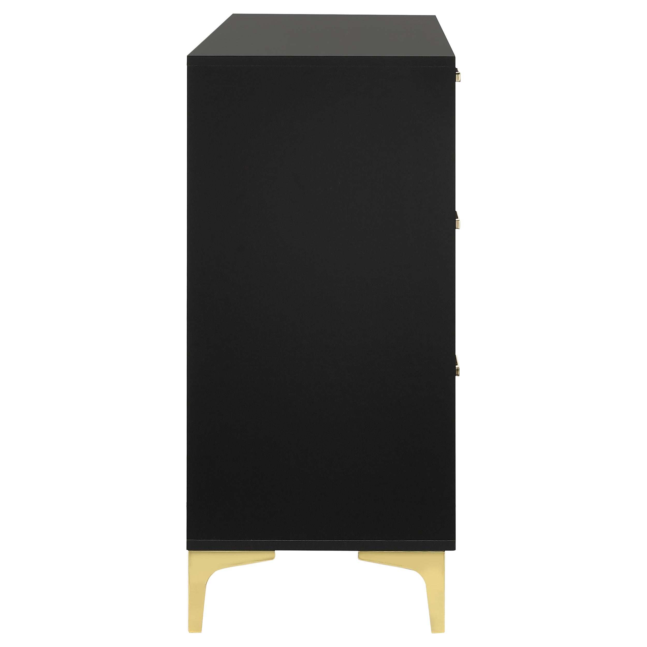 Kendall 6-drawer Dresser Black-CoasterEveryday