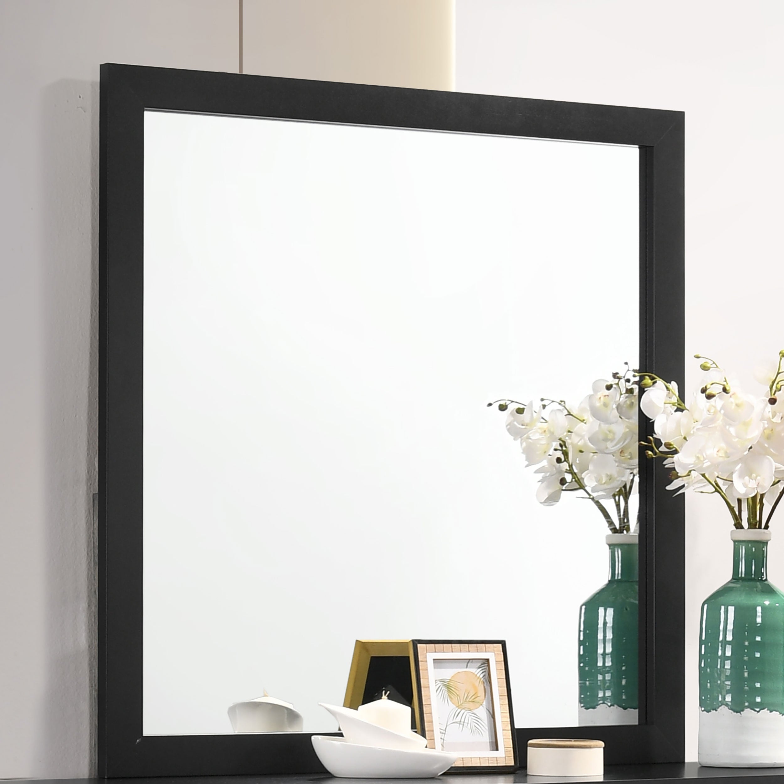 Kendall Dresser Mirror Black-CoasterEveryday