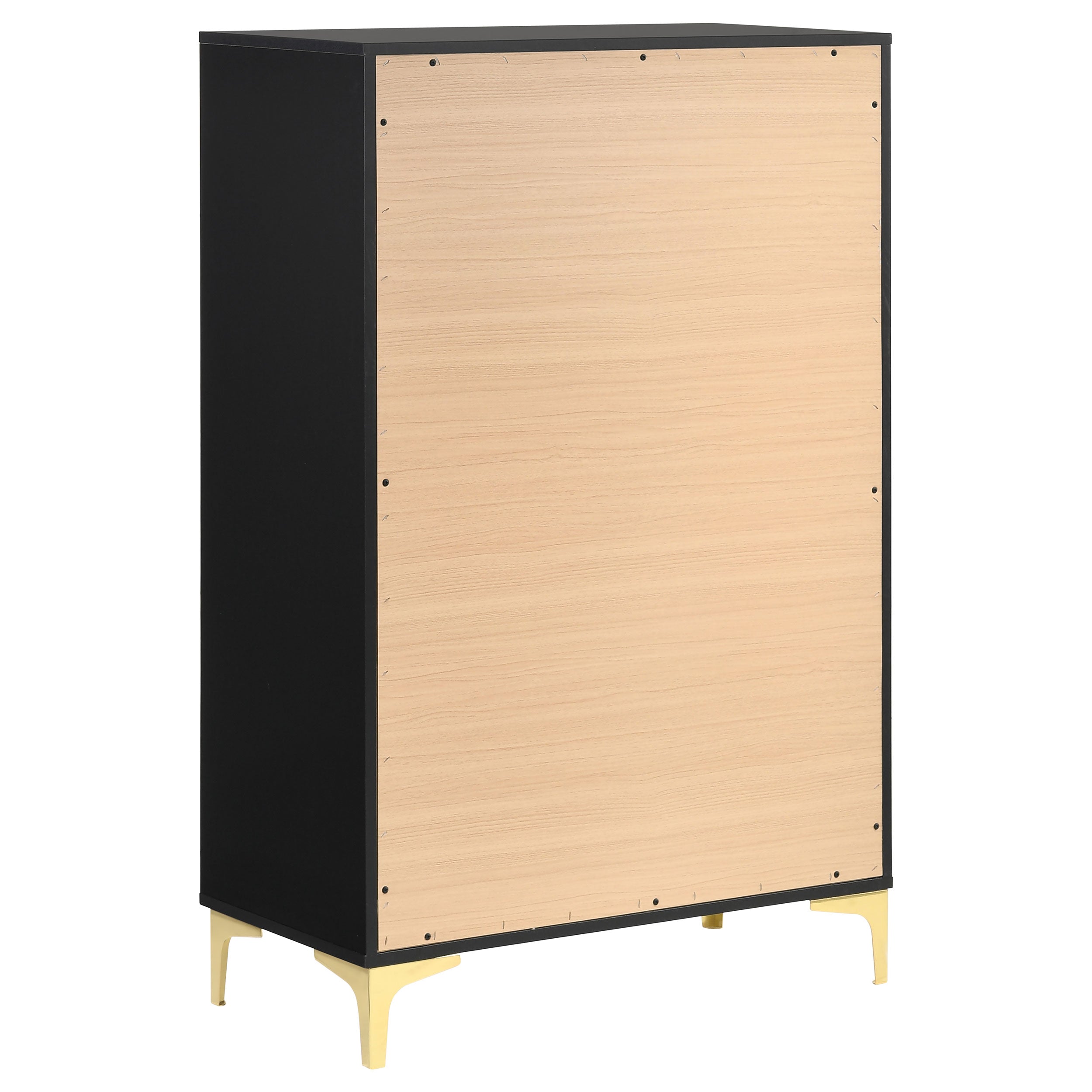 Kendall 5-drawer Bedroom Chest Black-CoasterEveryday
