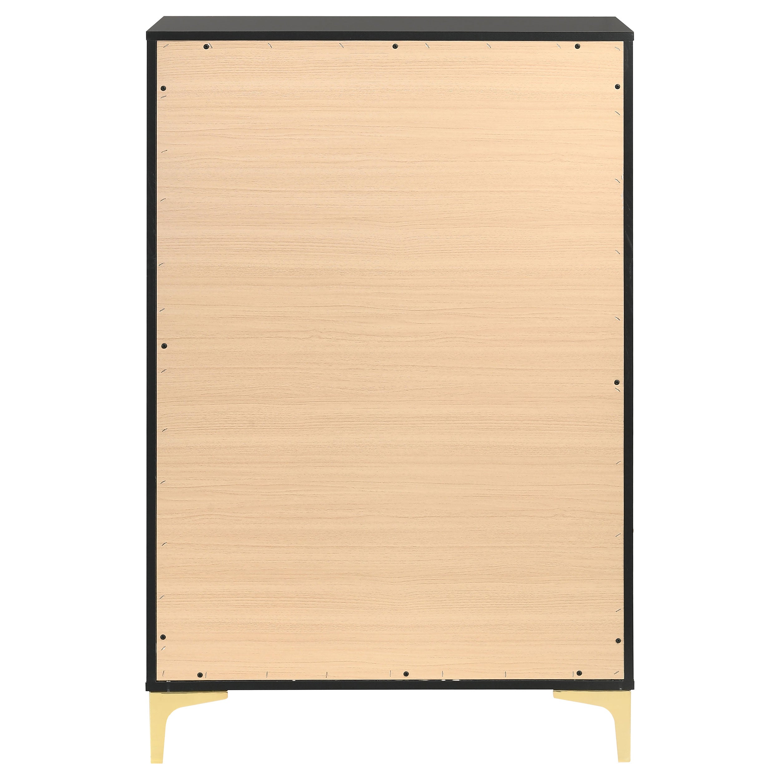 Kendall 5-drawer Bedroom Chest Black-CoasterEveryday