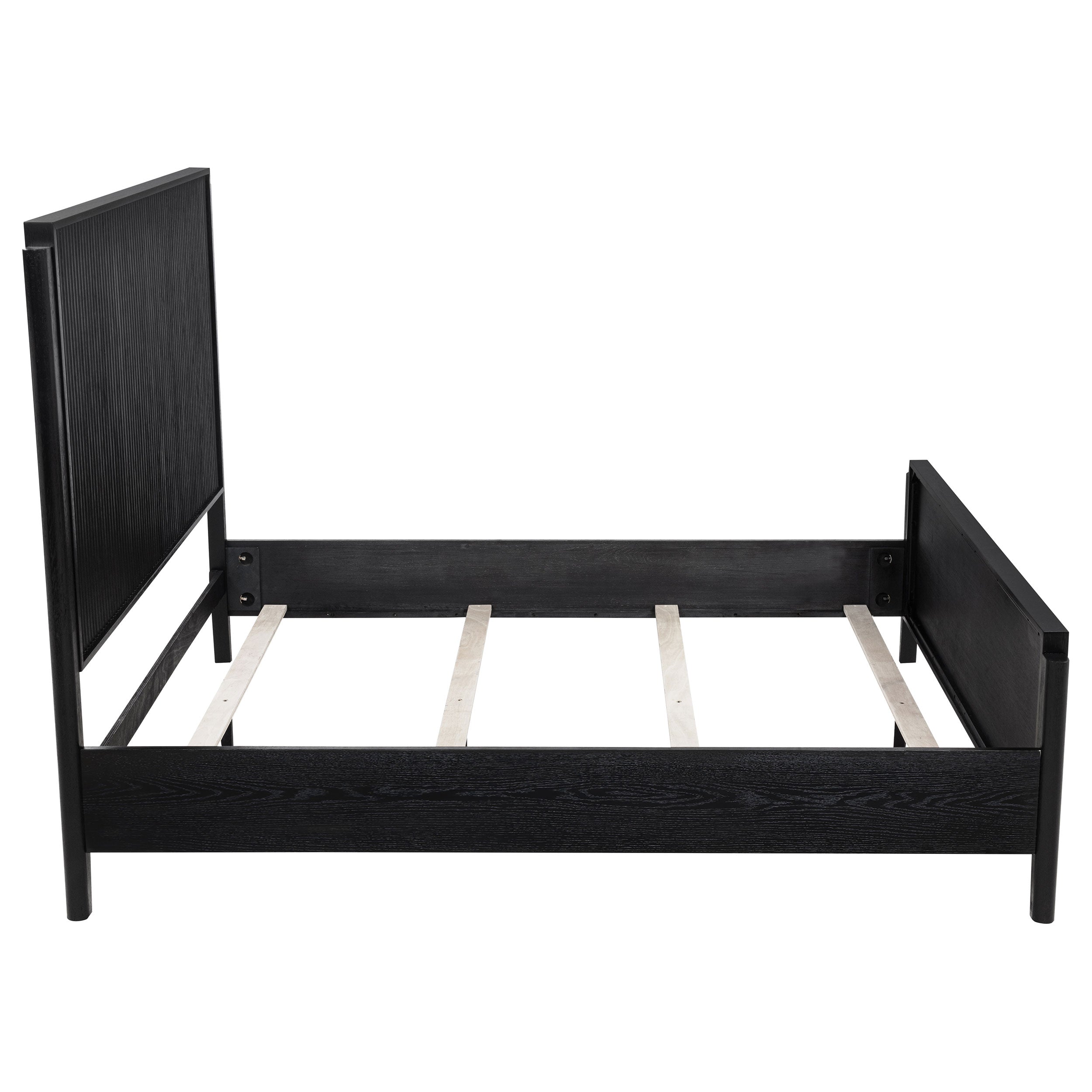 Brookmead Wood Queen Panel Bed Black-