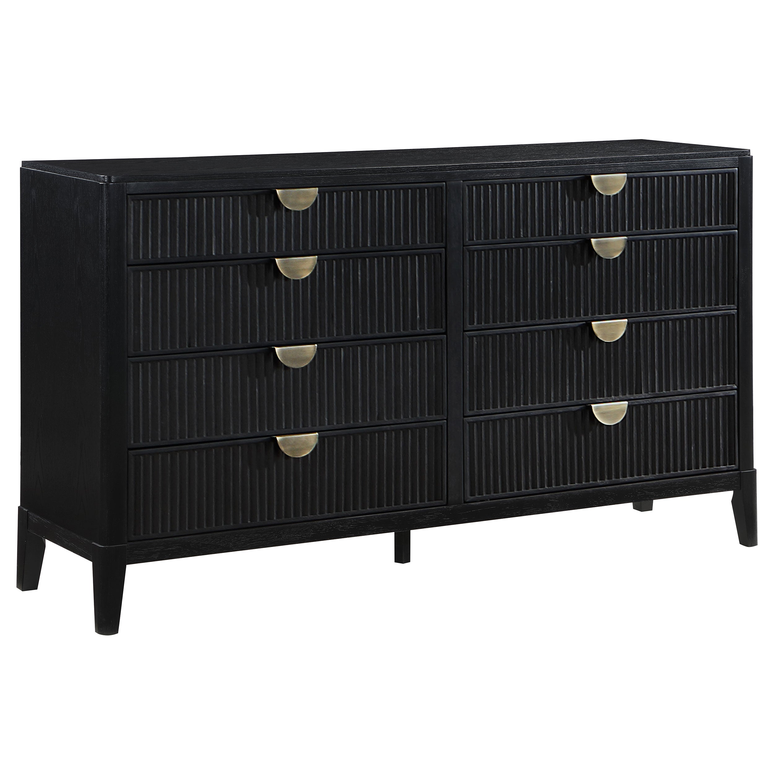 Brookmead 8-drawer Dresser Black-