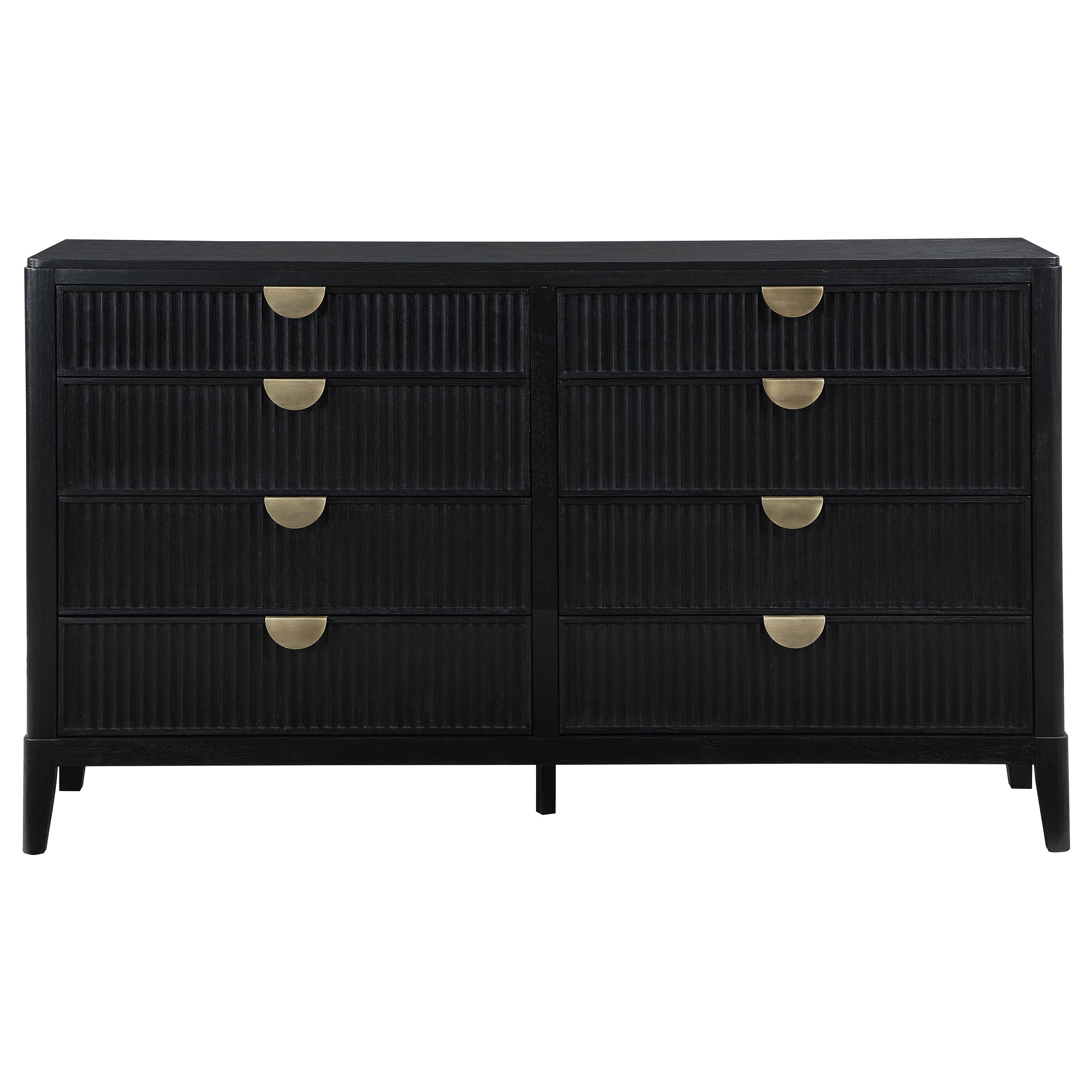 Brookmead 8-drawer Dresser Black-
