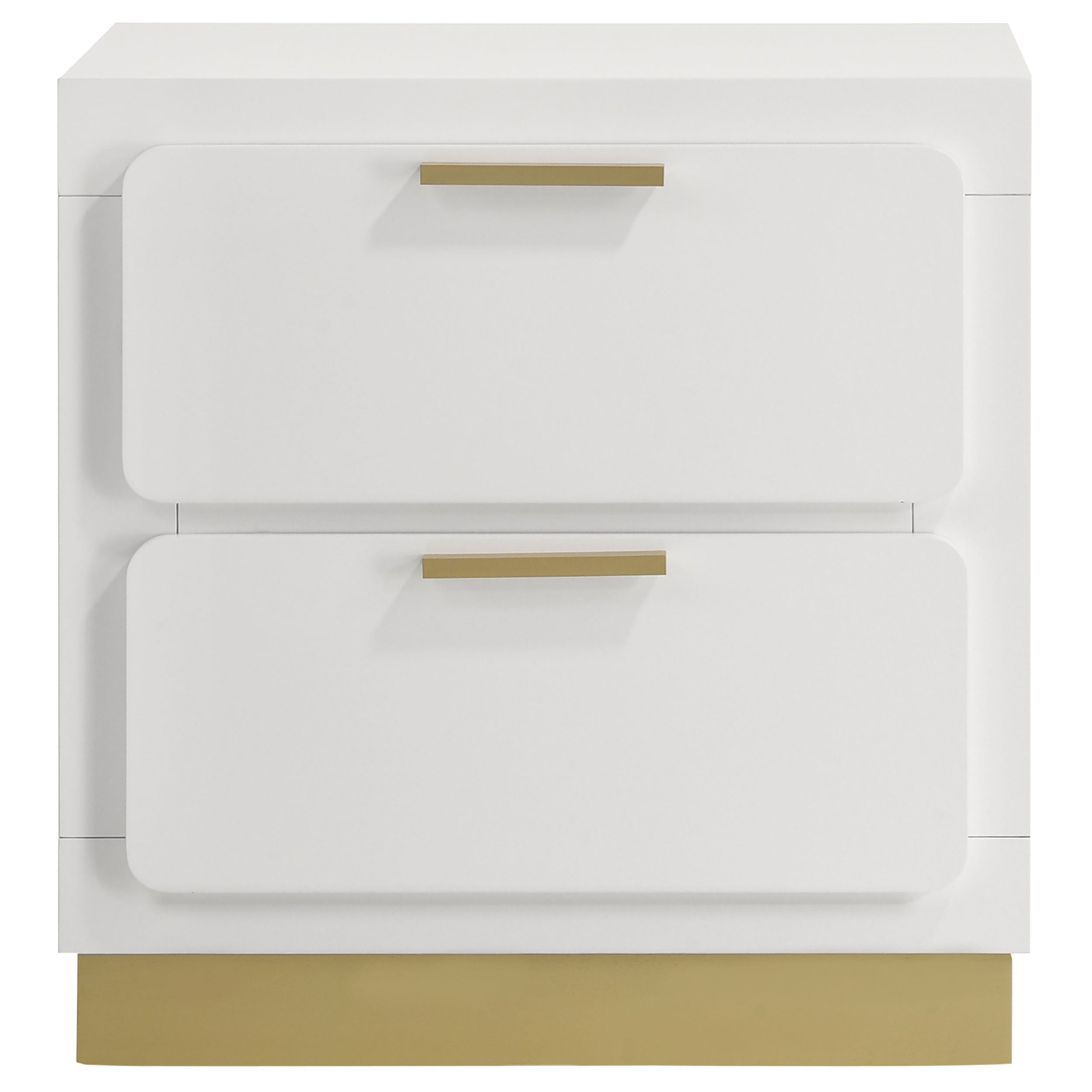 Caraway 2-drawer Nightstand White-